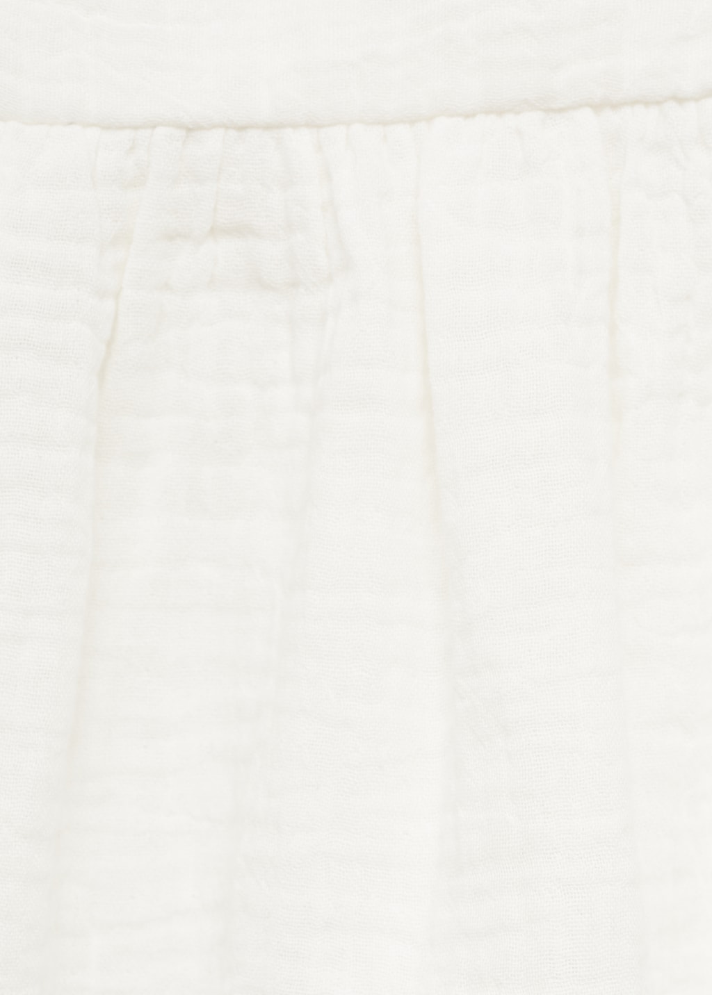 Cotton top with ruffles