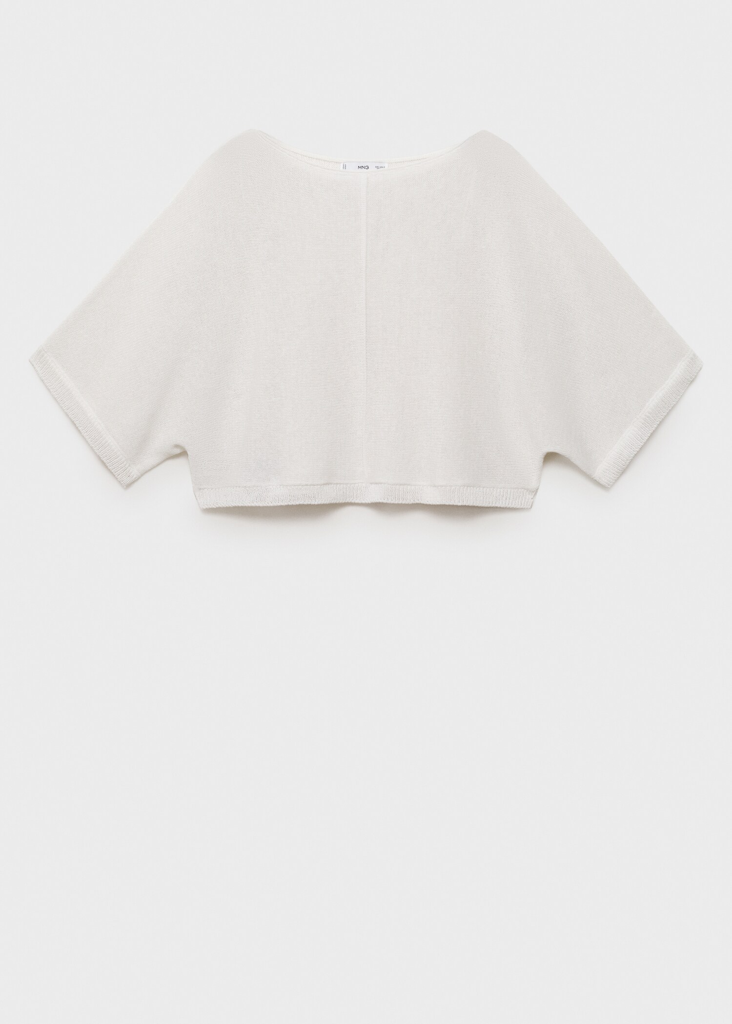 Oversized fine-knit sweater - Article without model