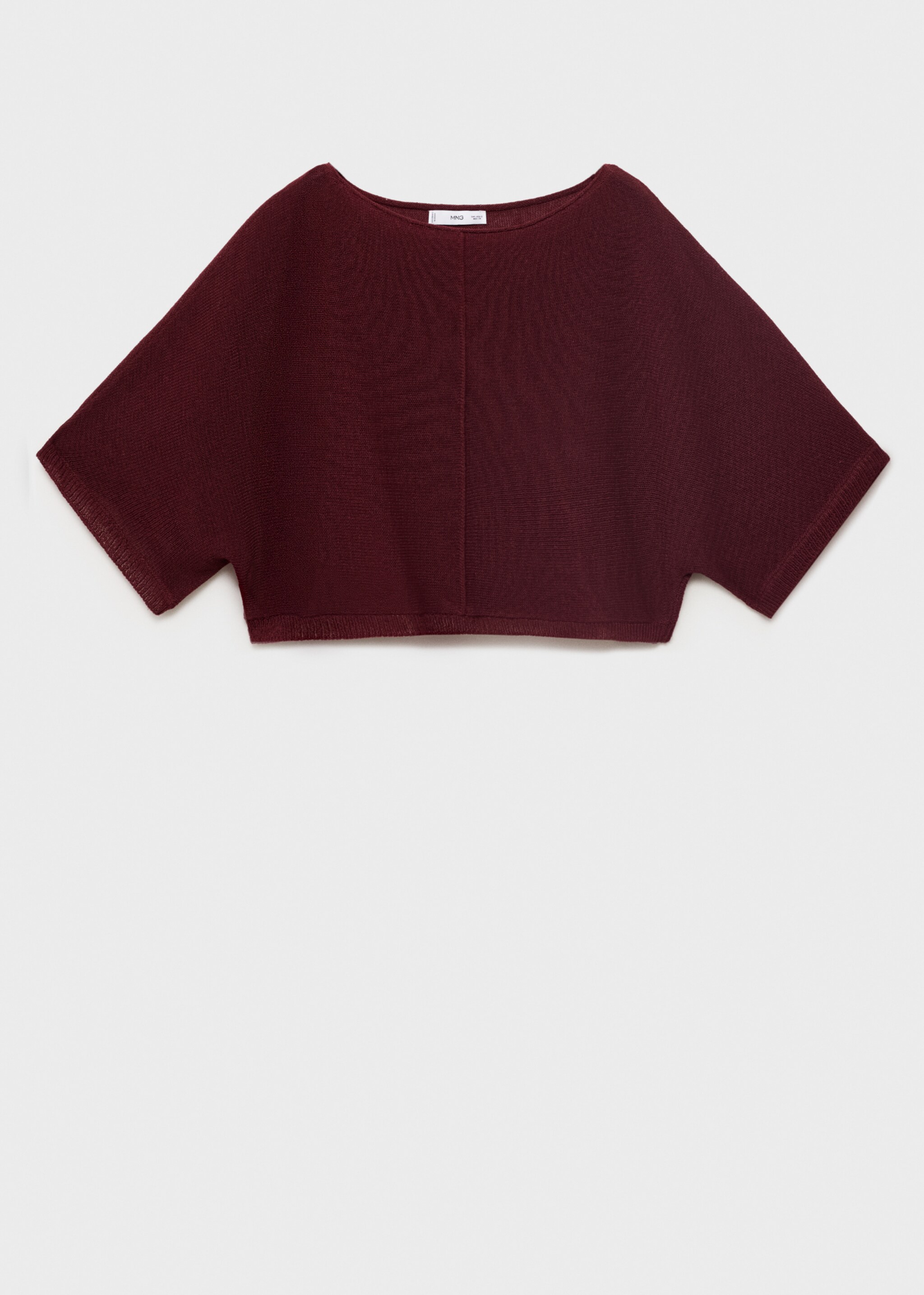 Oversized fine-knit sweater - Article without model