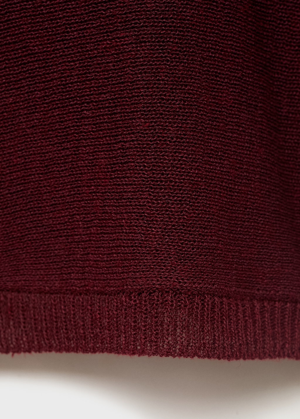 Oversized fine-knit sweater