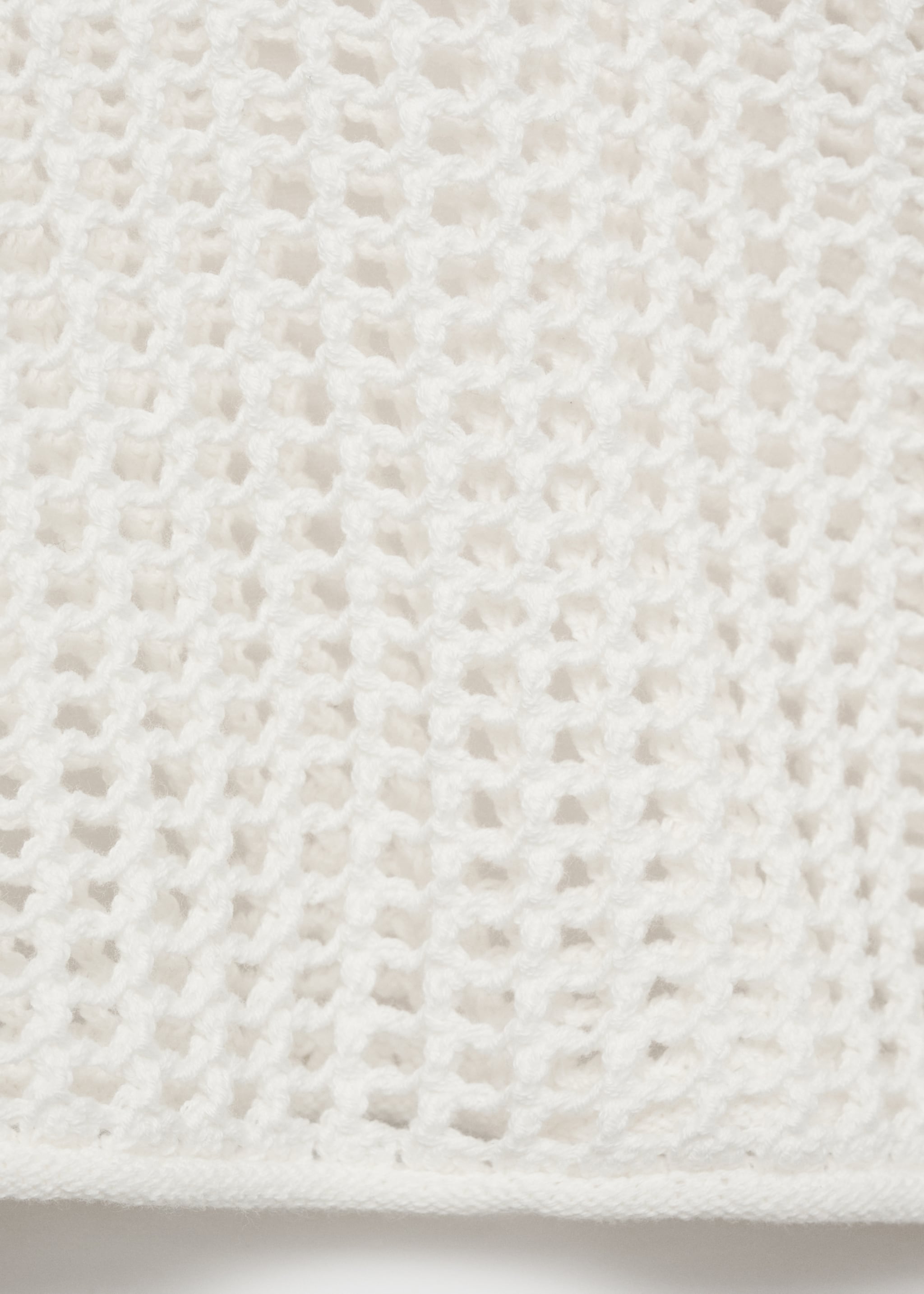 Long-sleeved crochet sweater - Details of the article 0