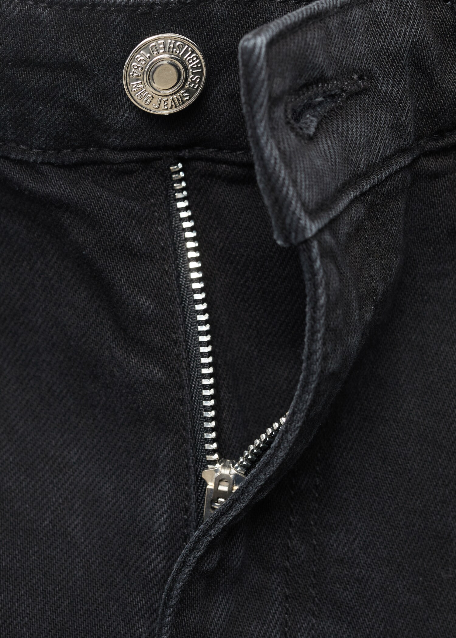 Short en jean droit taille haute - Détail de l'article 8