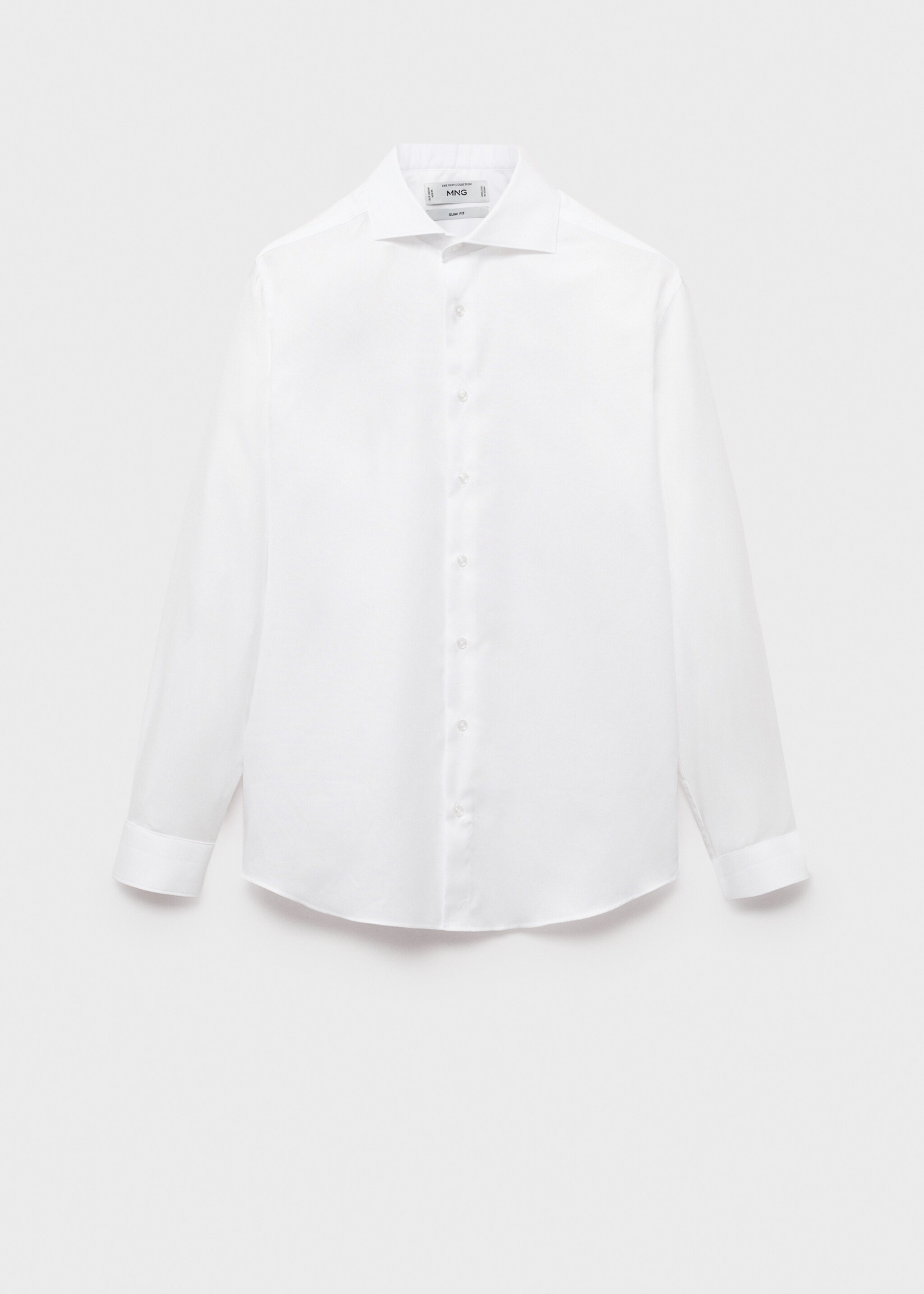 Camisa de fato de algodão slim fit - Artigo sem modelo