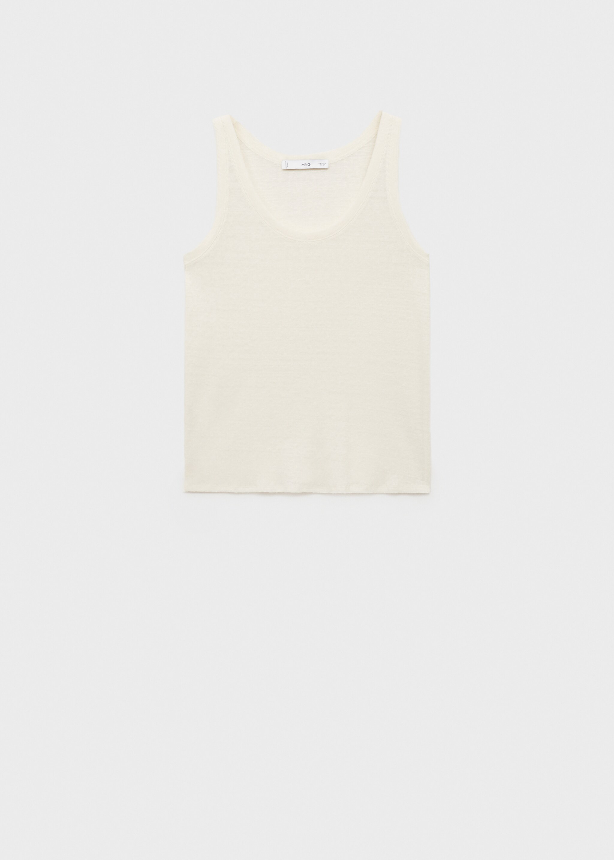 Strap linen top - Article without model