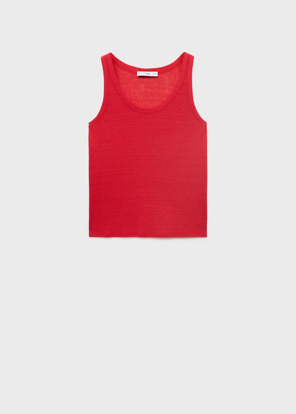 Mango Linen top with sleeves