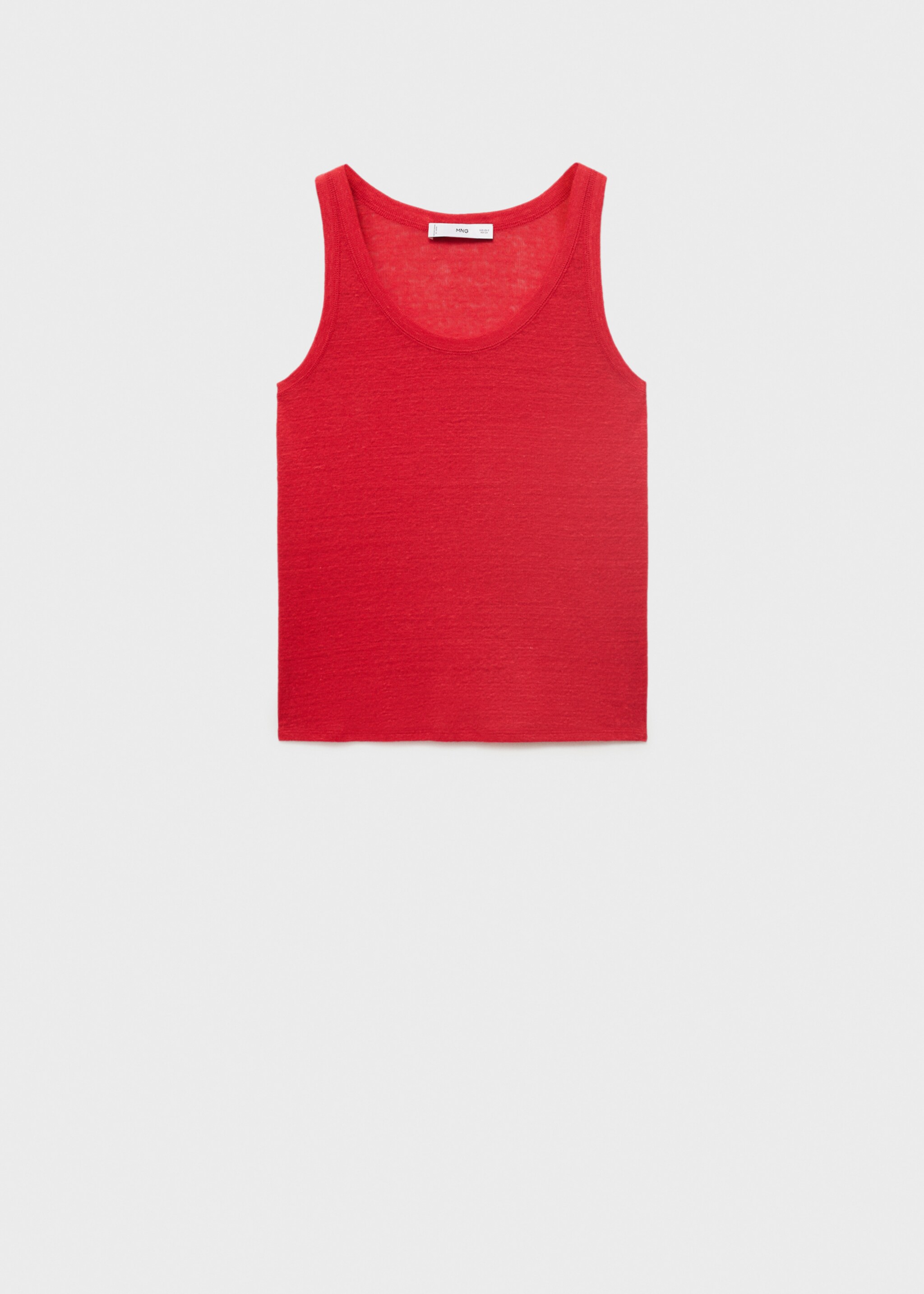 Strap linen top - Article without model