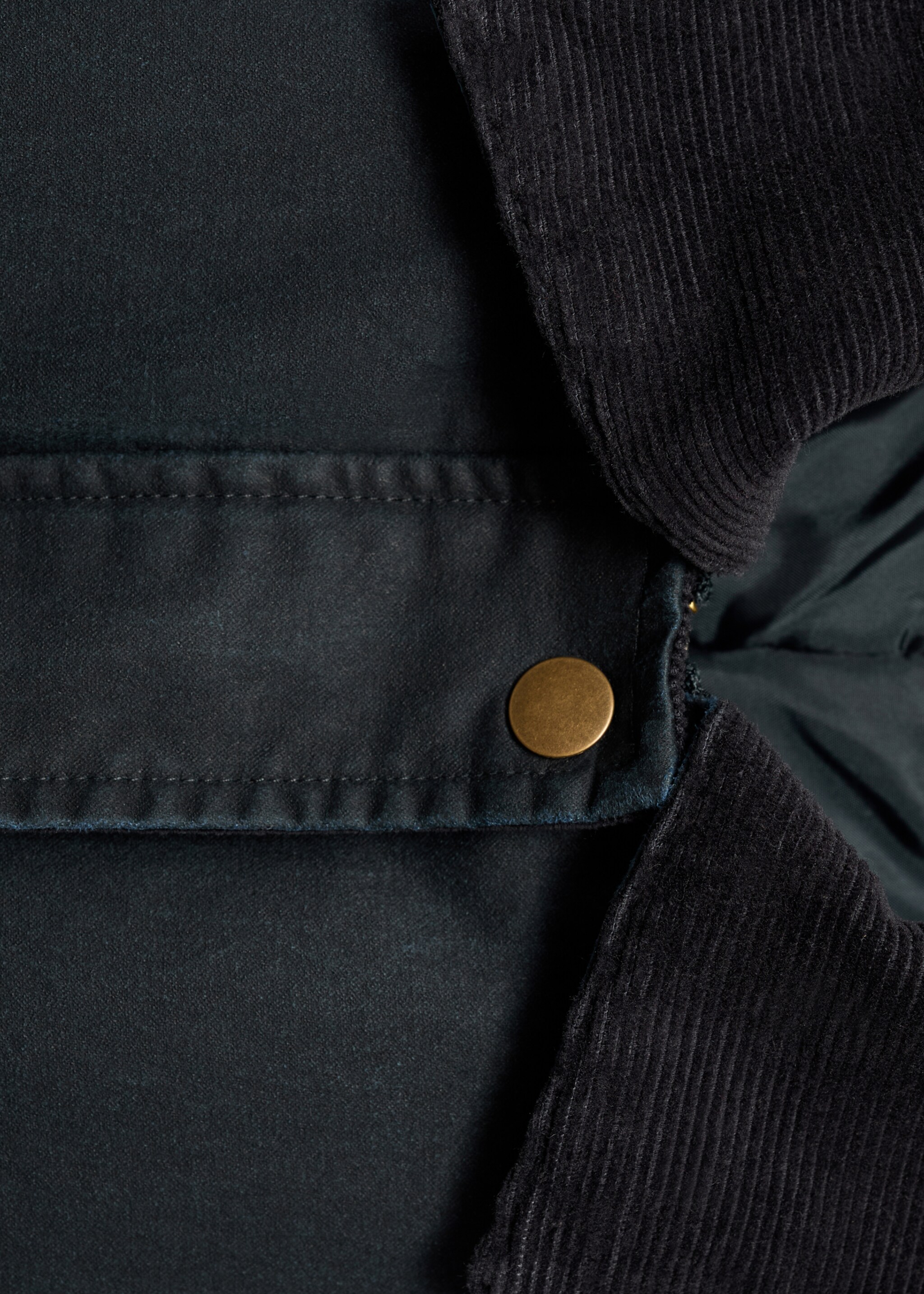 Parka denim col contrasté - Détail de l'article 8