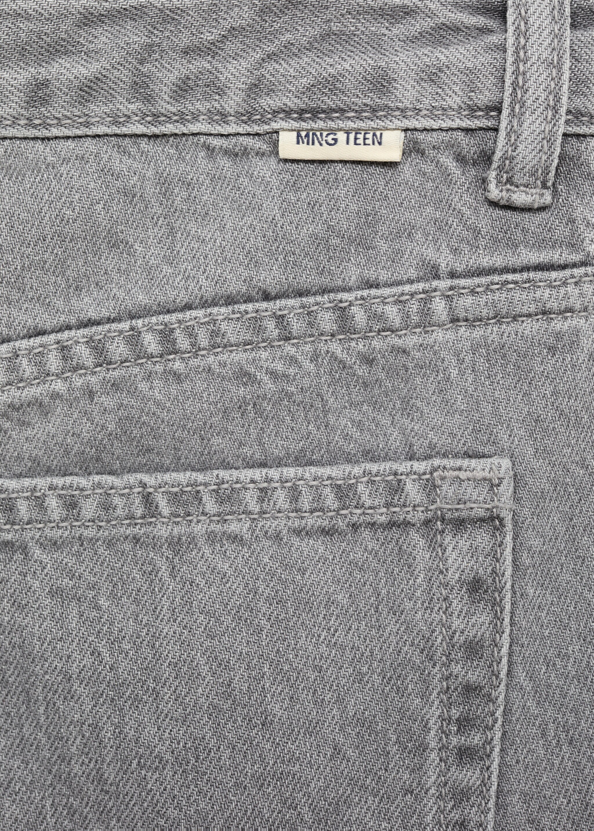 Cotton denim shorts - Details of the article 0