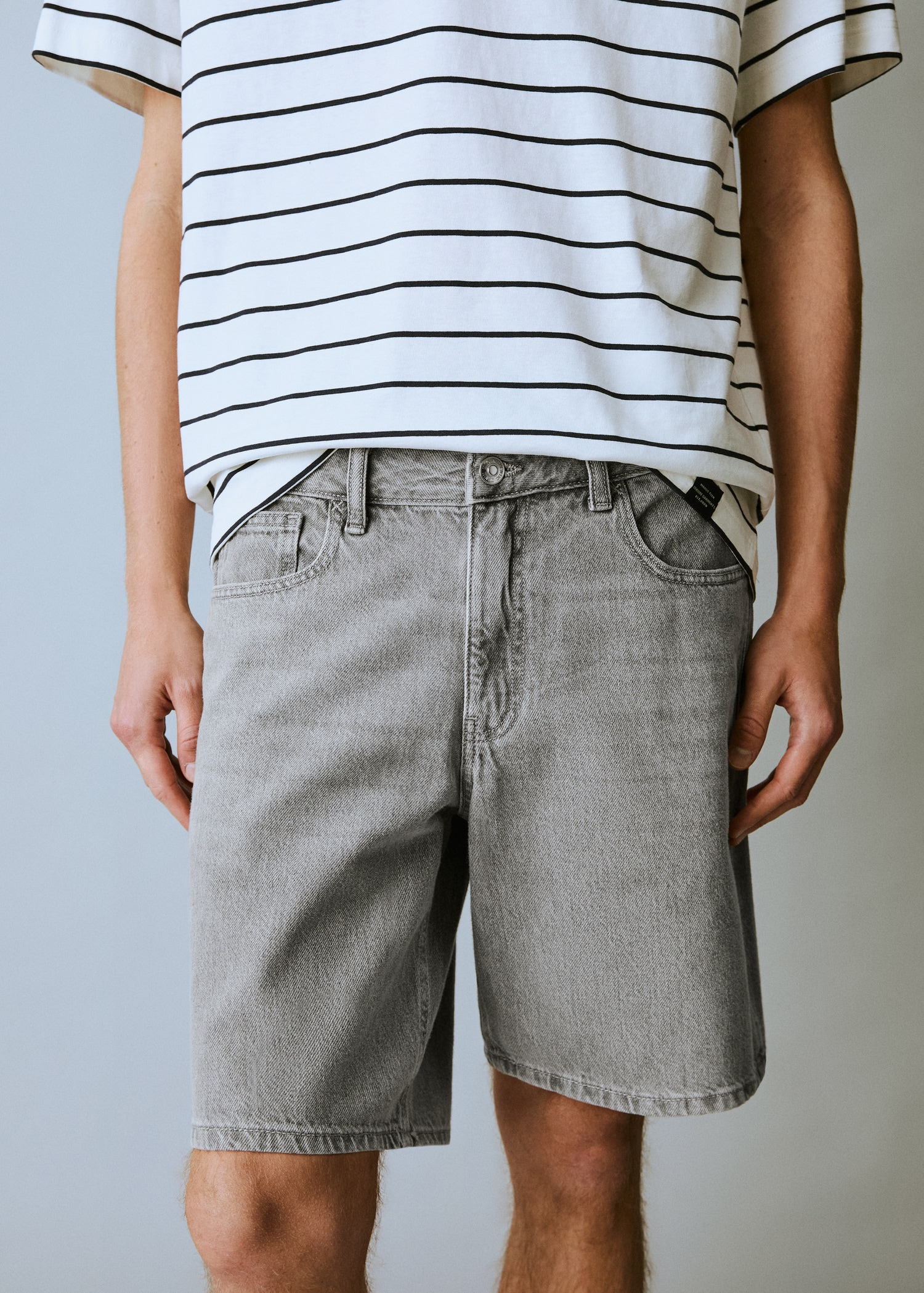 Jeans-Bermudashorts aus Baumwolle - Detail des Artikels 1