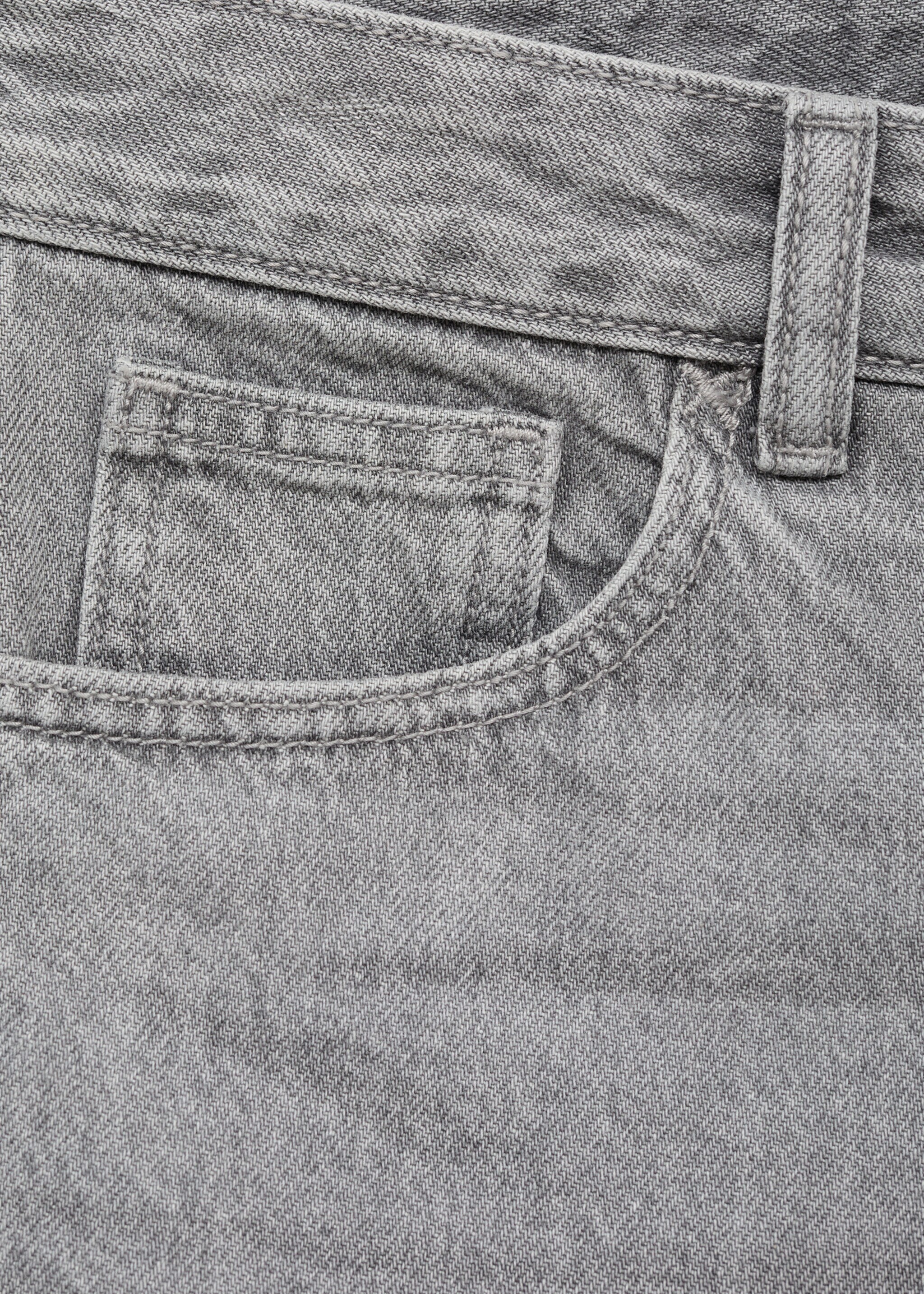 Cotton denim shorts - Details of the article 8