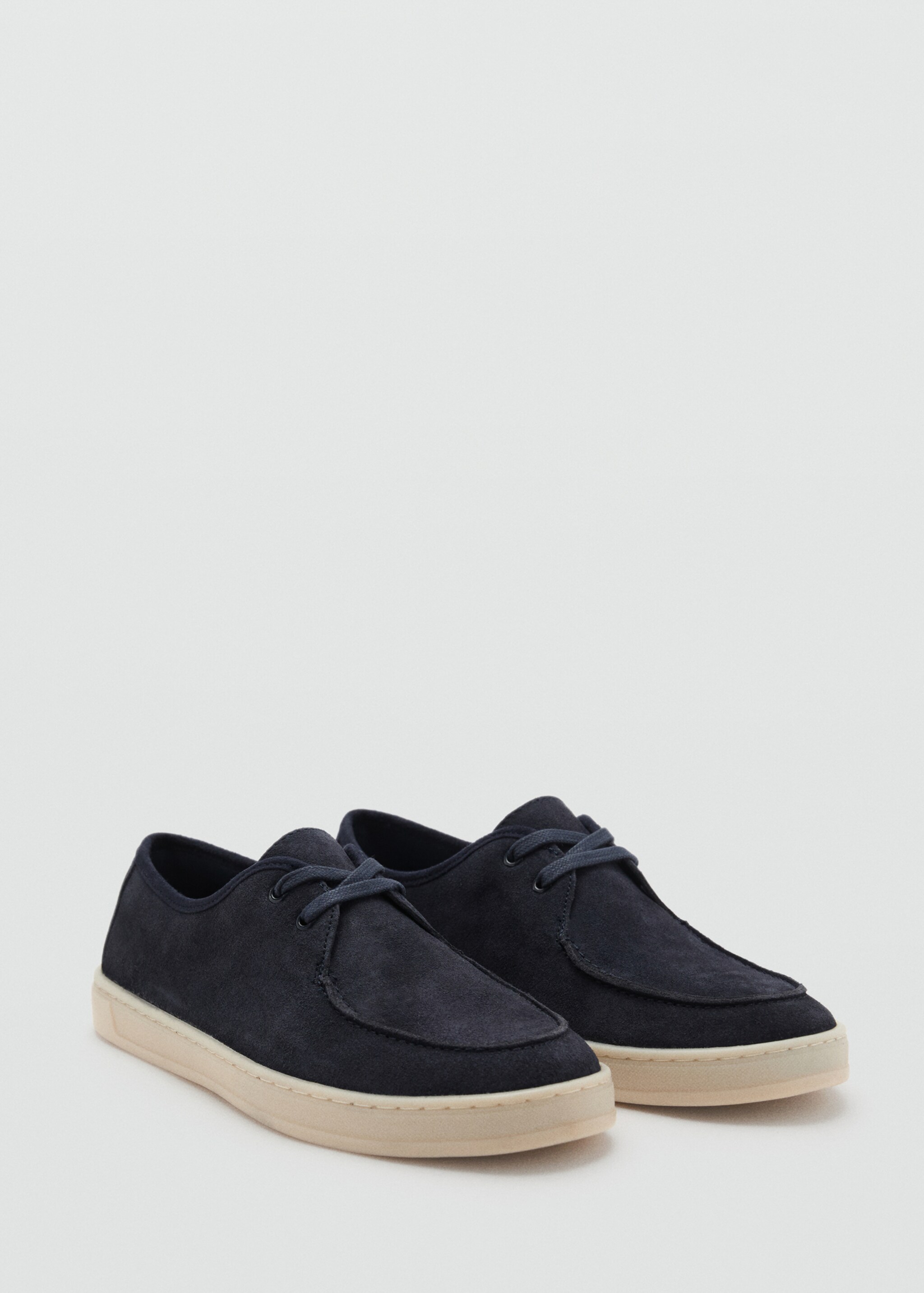 Suede nautical shoes - Medium plane