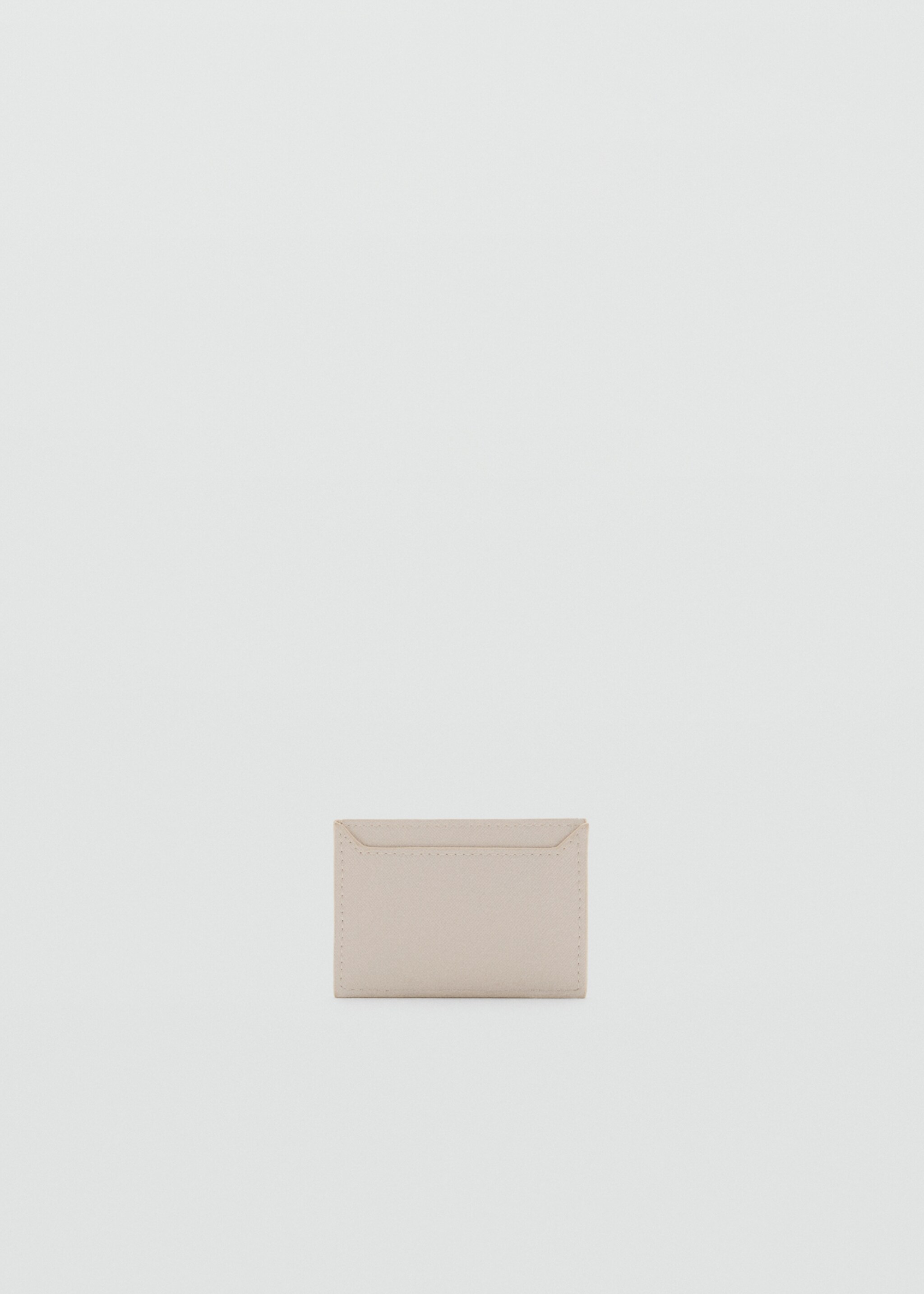 Porte-cartes effet saffiano - Plan moyen