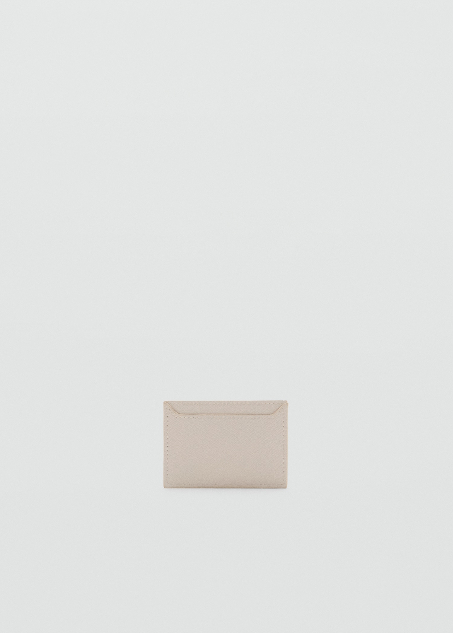 Porte-cartes effet saffiano - Plan moyen
