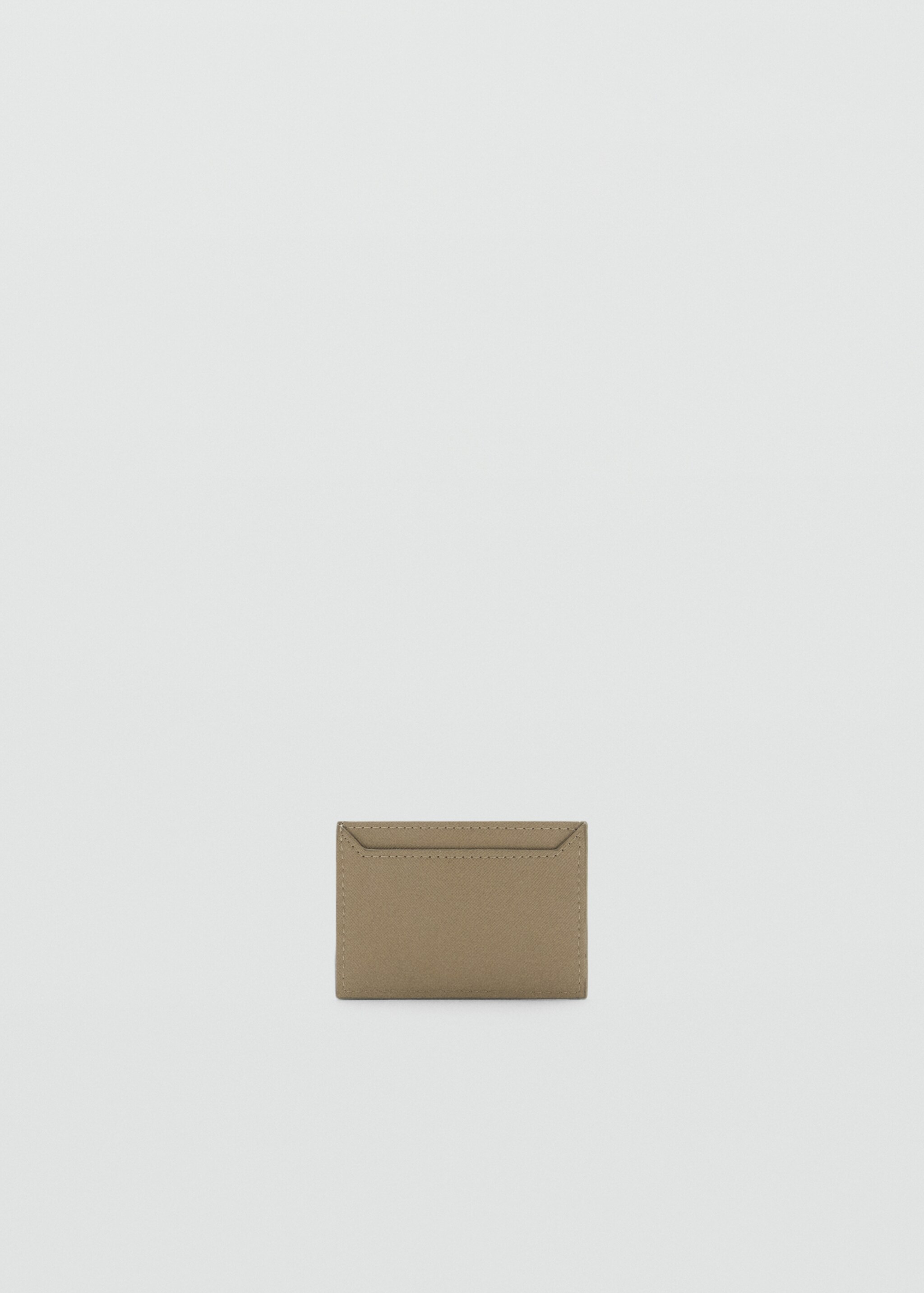 Porte-cartes effet saffiano - Plan moyen
