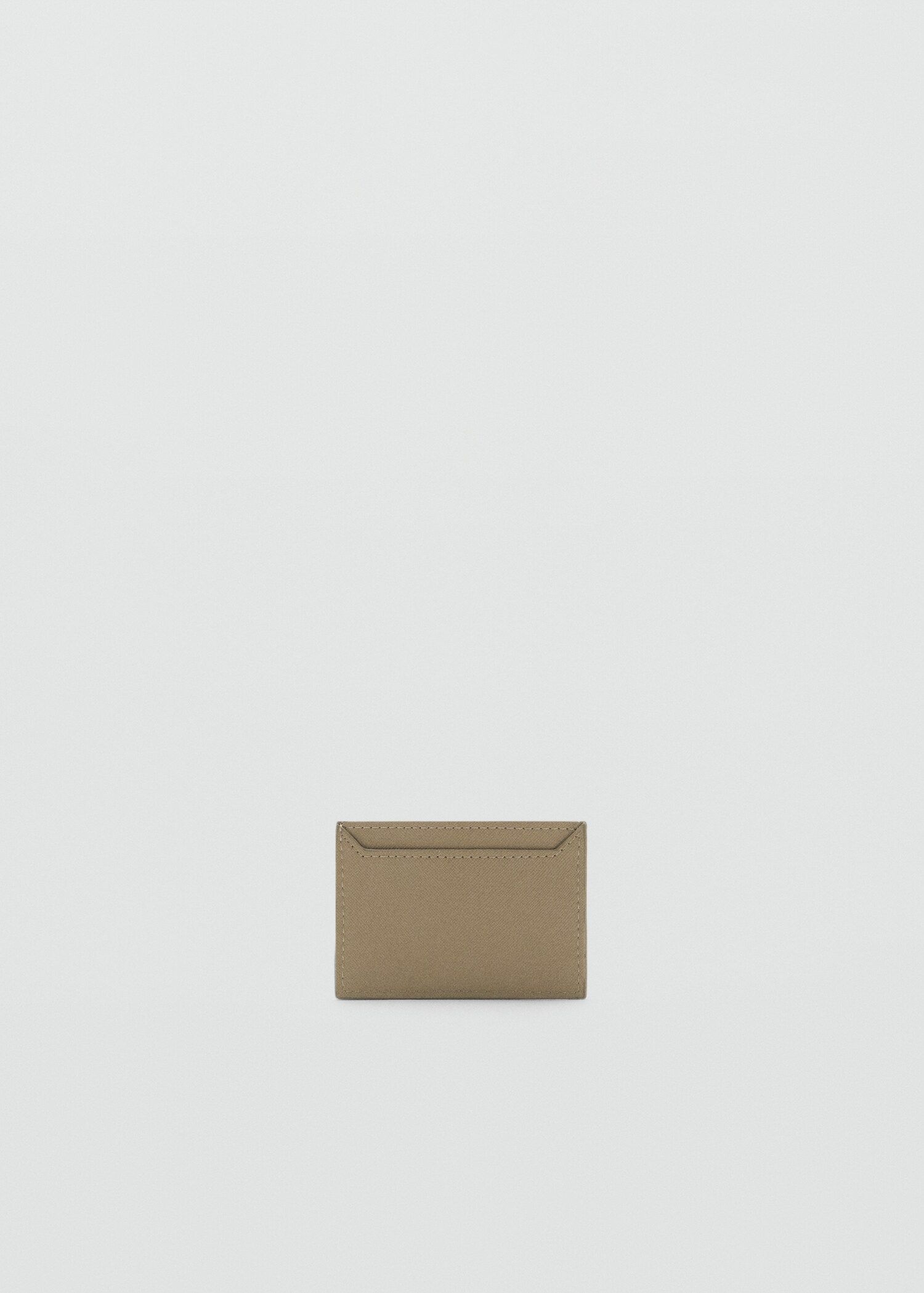 Porte-cartes effet saffiano - Plan moyen
