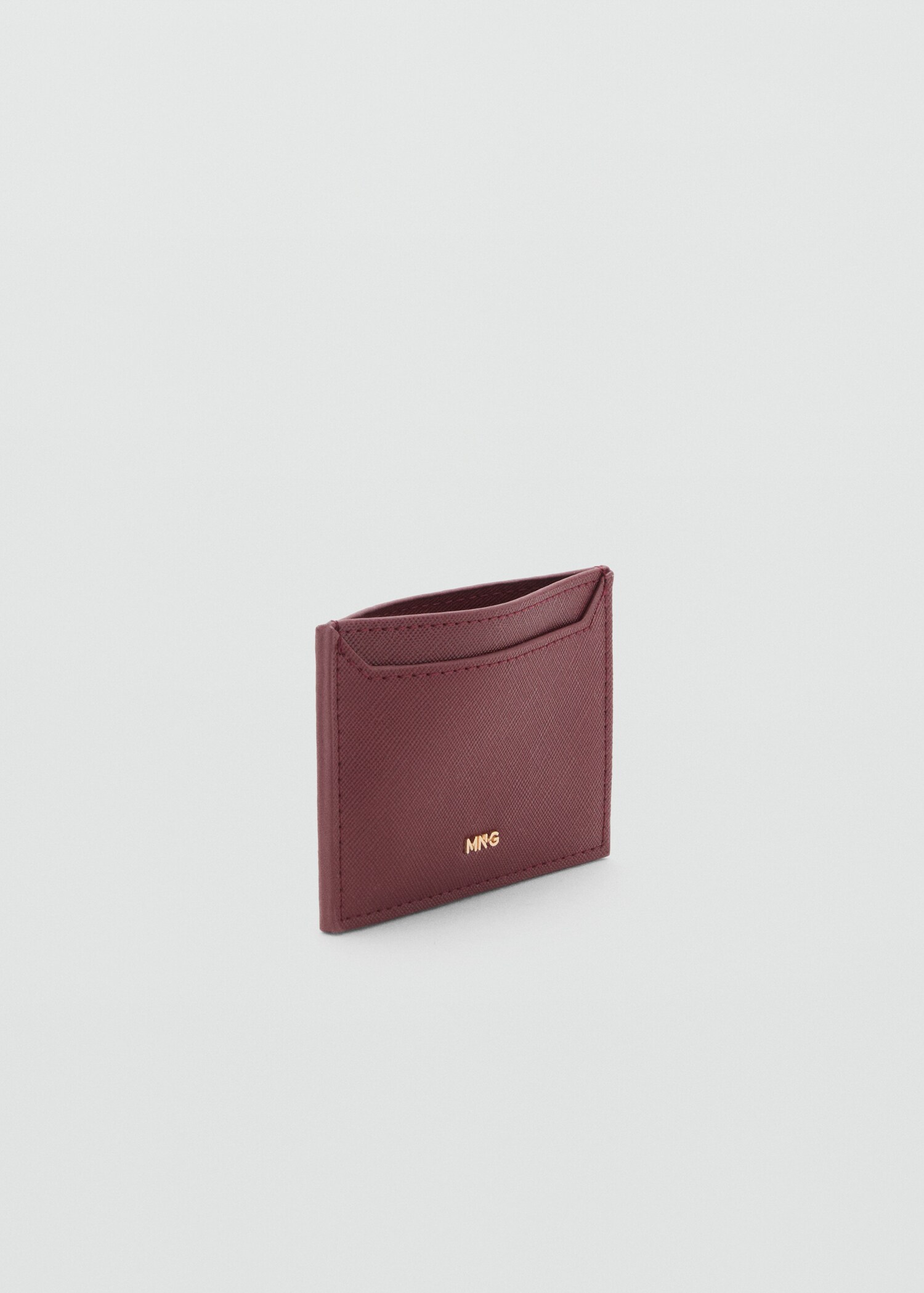 Porte-cartes effet saffiano - Plan moyen
