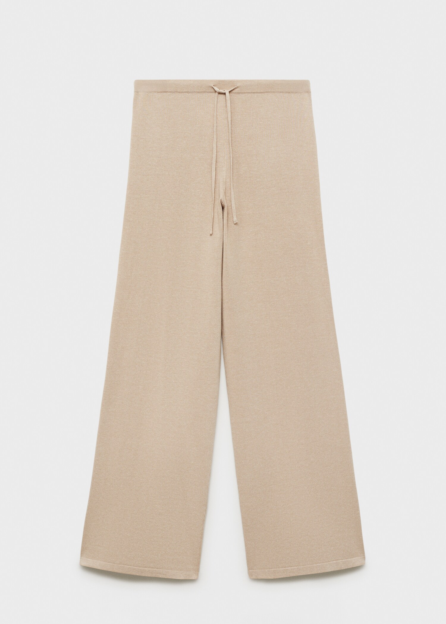 Straight knitted trousers - Article without model