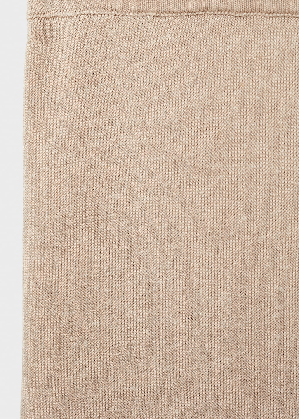 Straight knitted pants