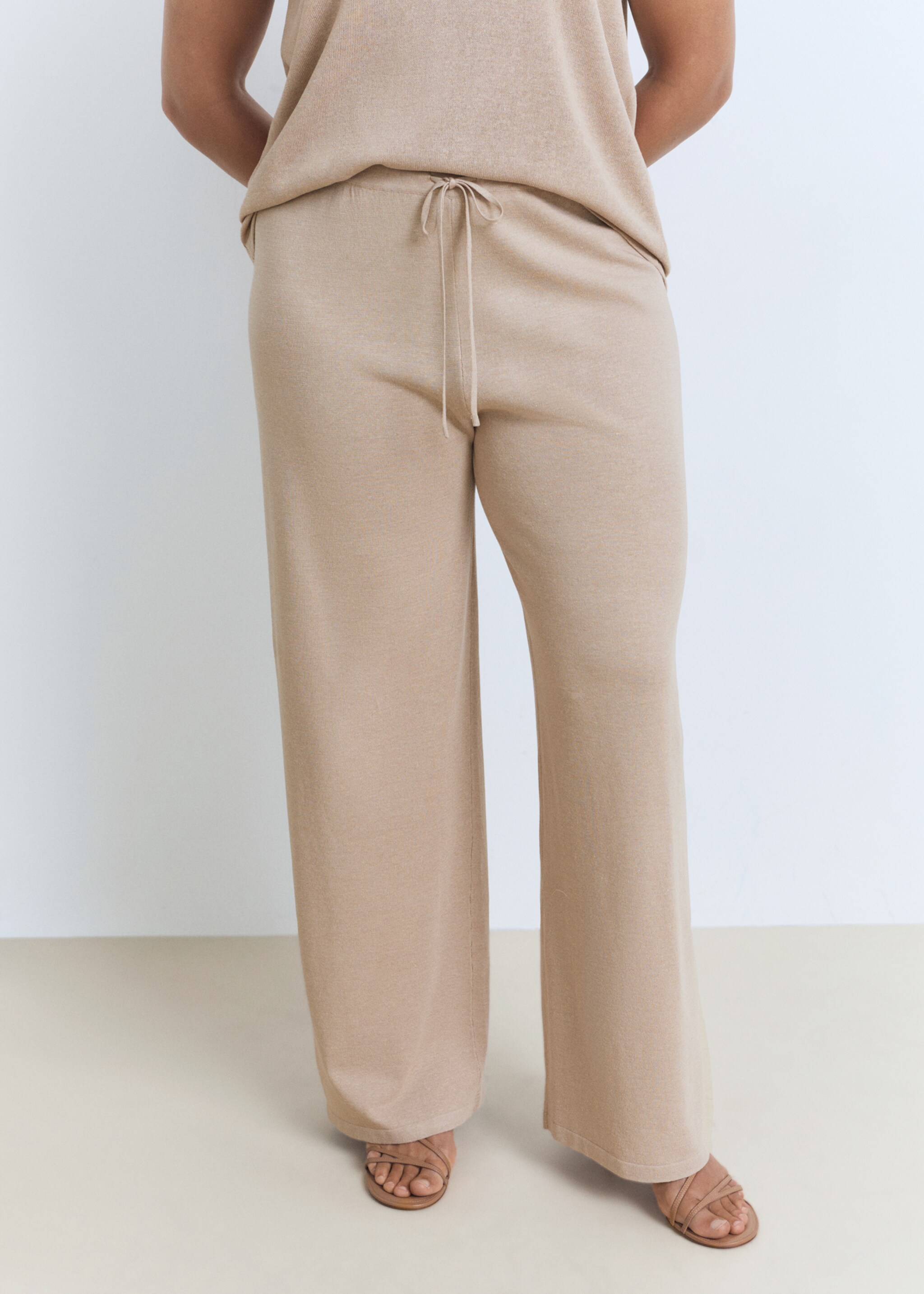 Straight knitted trousers - Details of the article 5