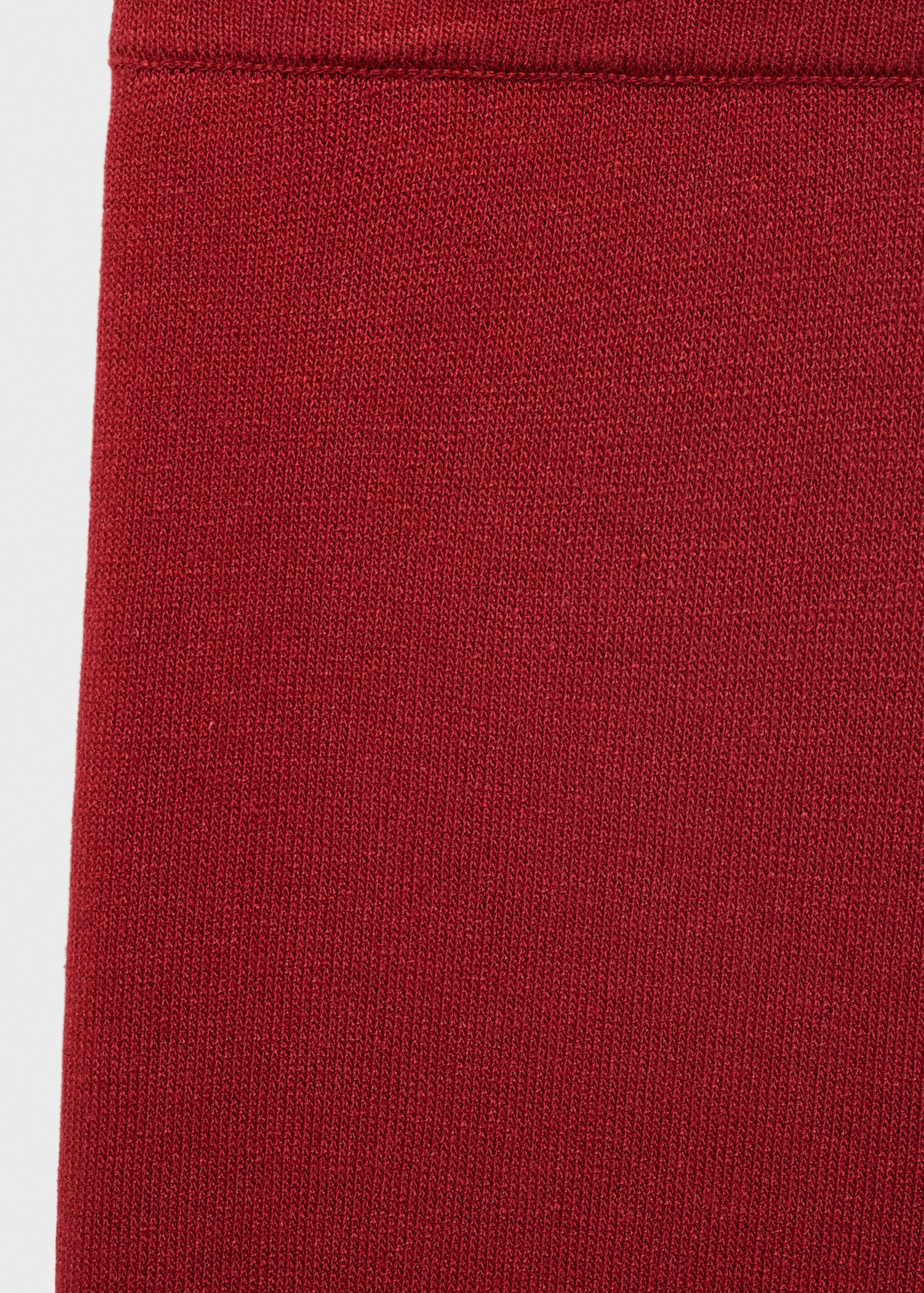 Straight knitted trousers - Details of the article 0