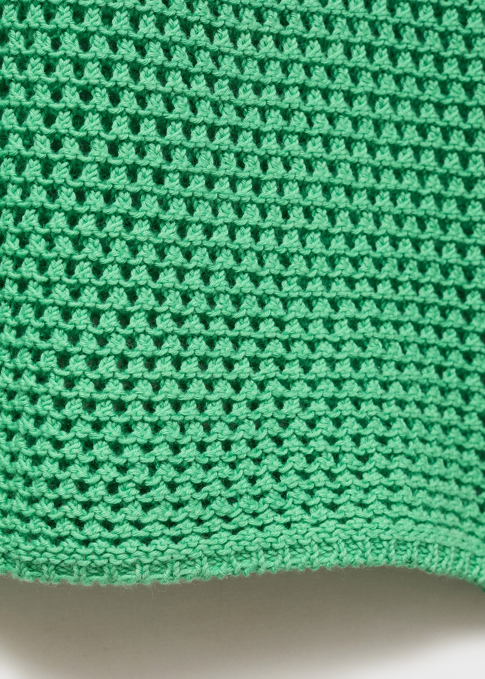 Long two-tone crochet dress - Details of the article 0