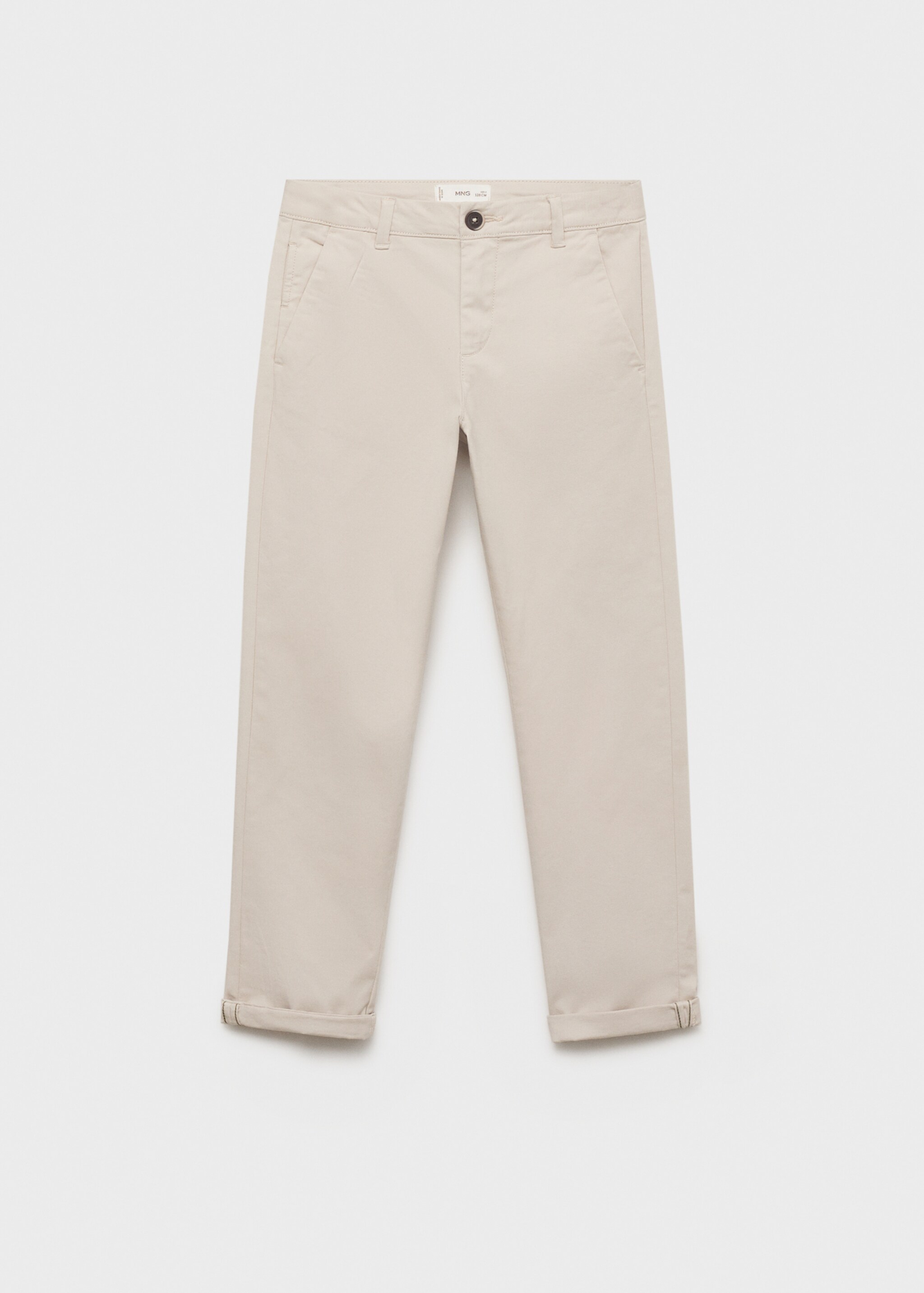 Plain chino trousers - Article without model