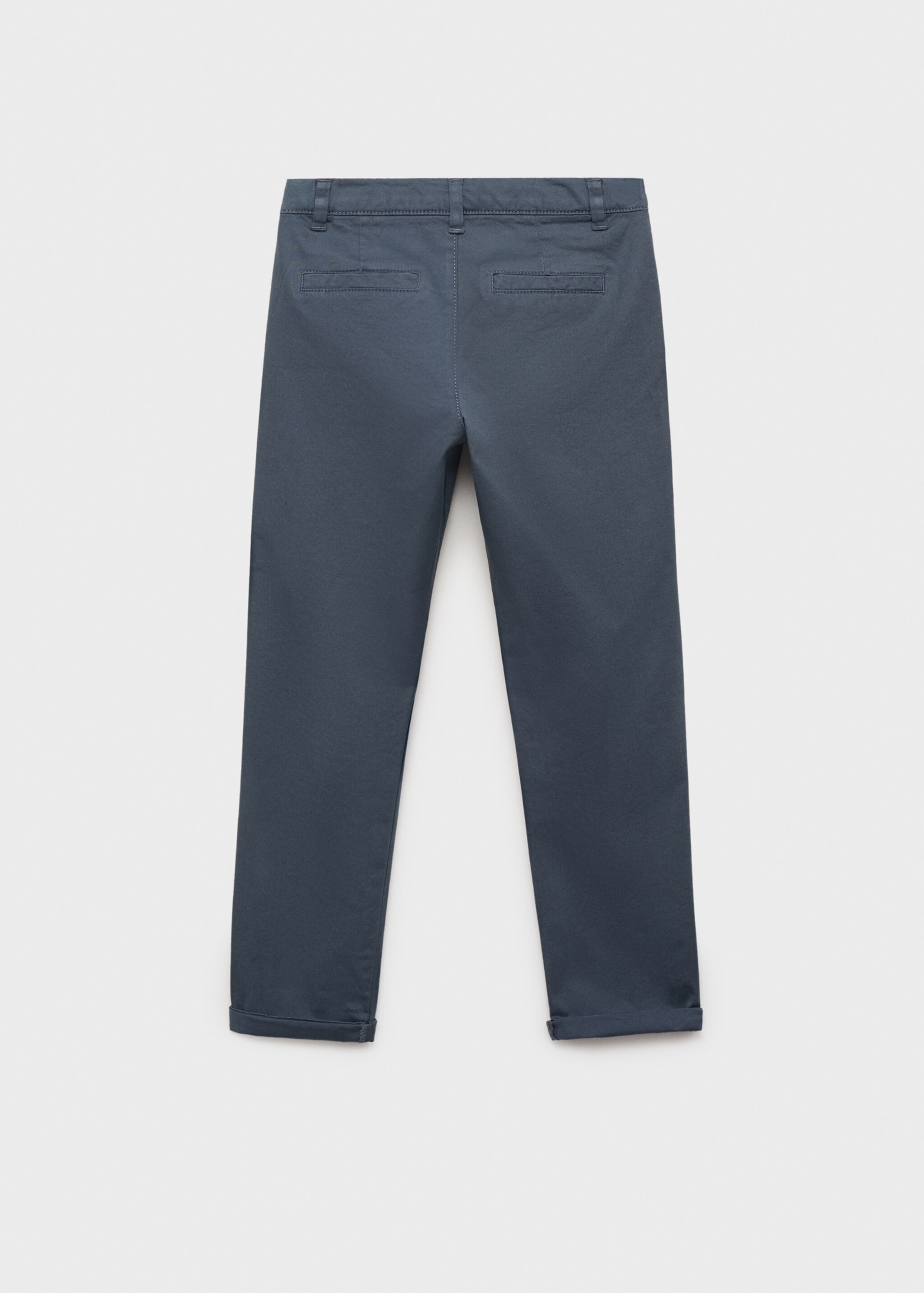Plain chino trousers - Reverse of the article