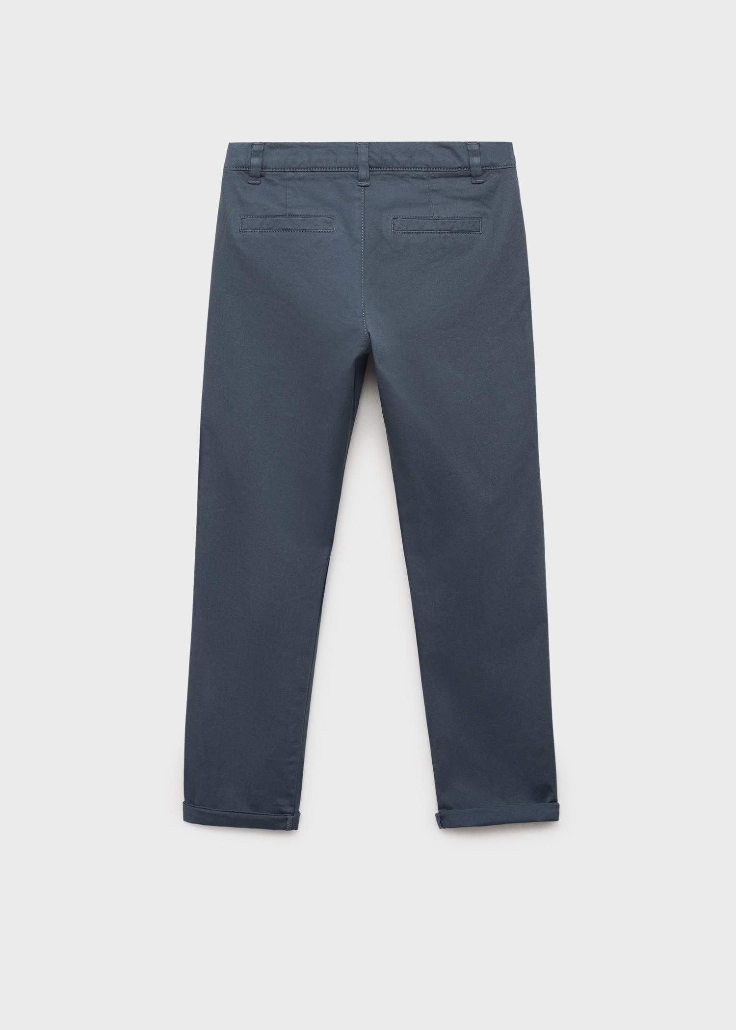 Plain chino trousers - Reverse of the article