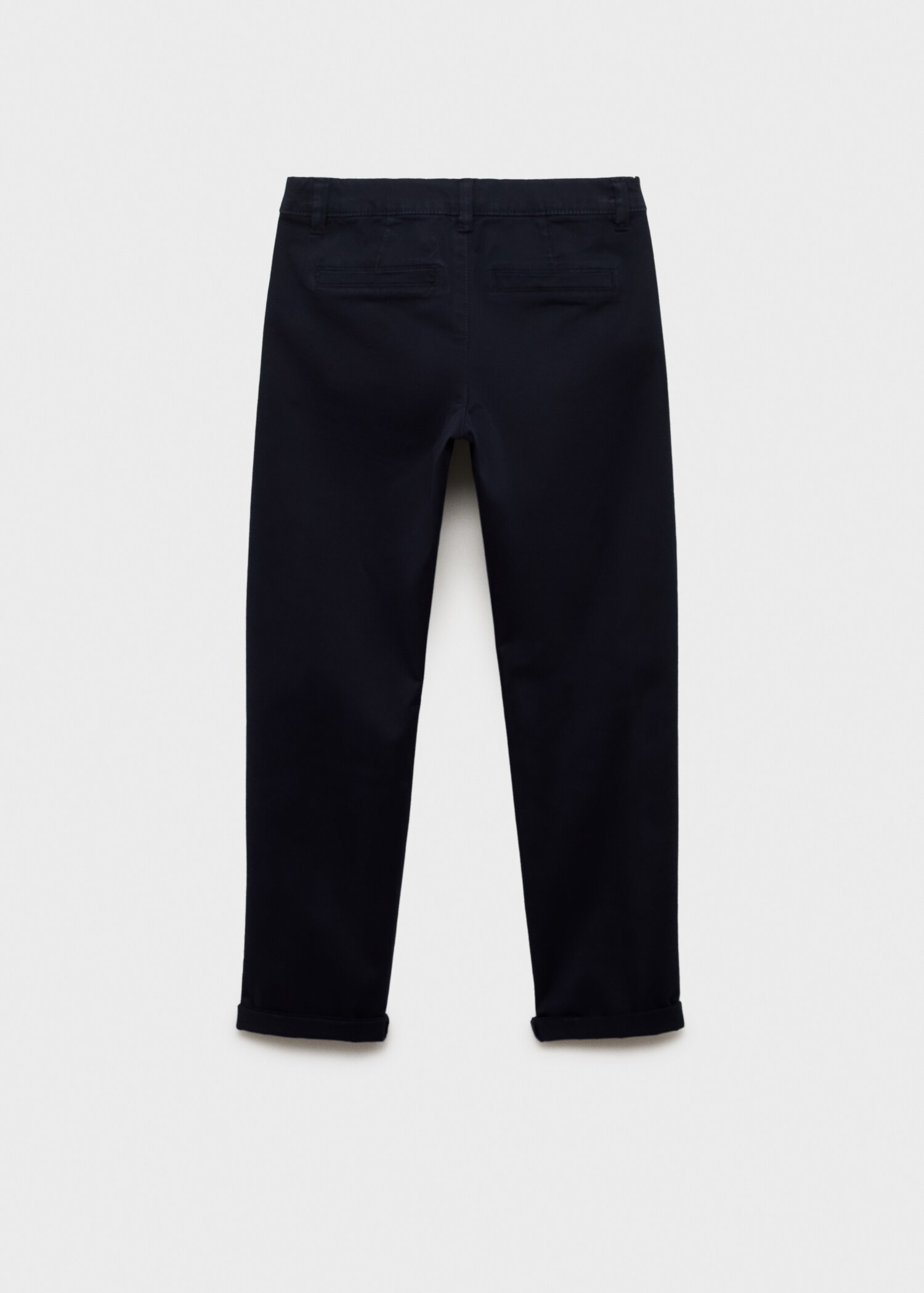 Plain chino trousers - Reverse of the article