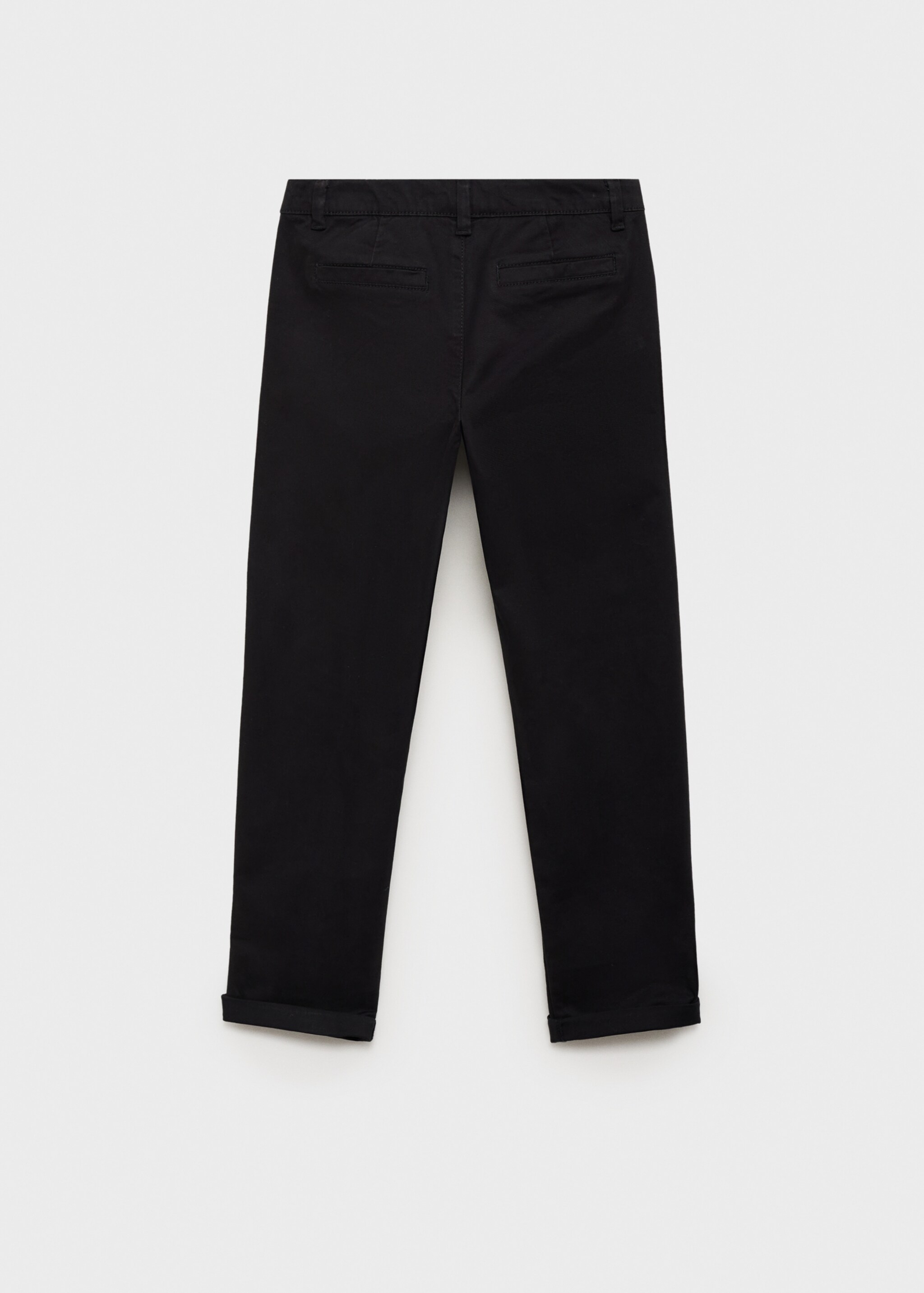 Unifarbene Chino-Hose - Rückseite des Artikels