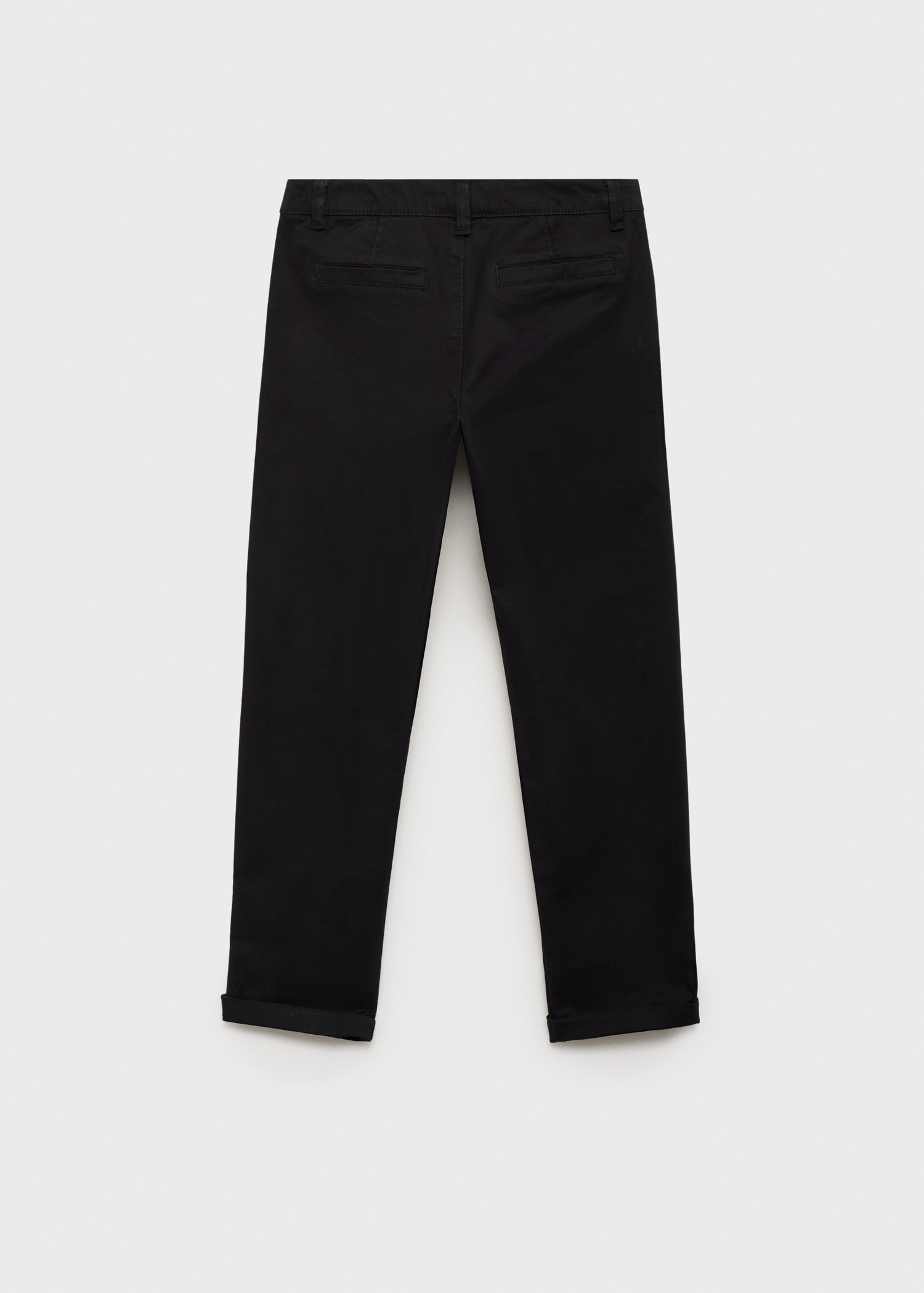 Plain chino trousers - Reverse of the article