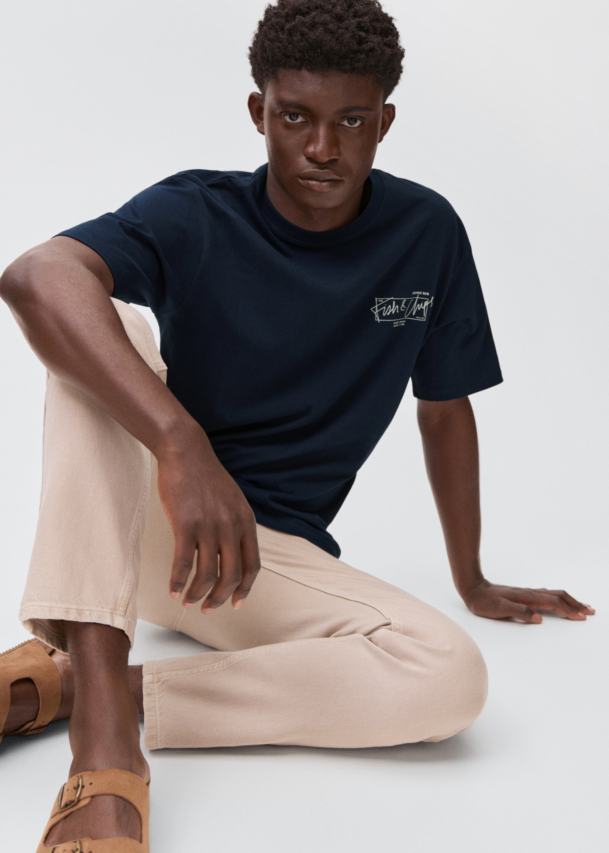 Short-sleeved printed t-shirt - Details of the article 2