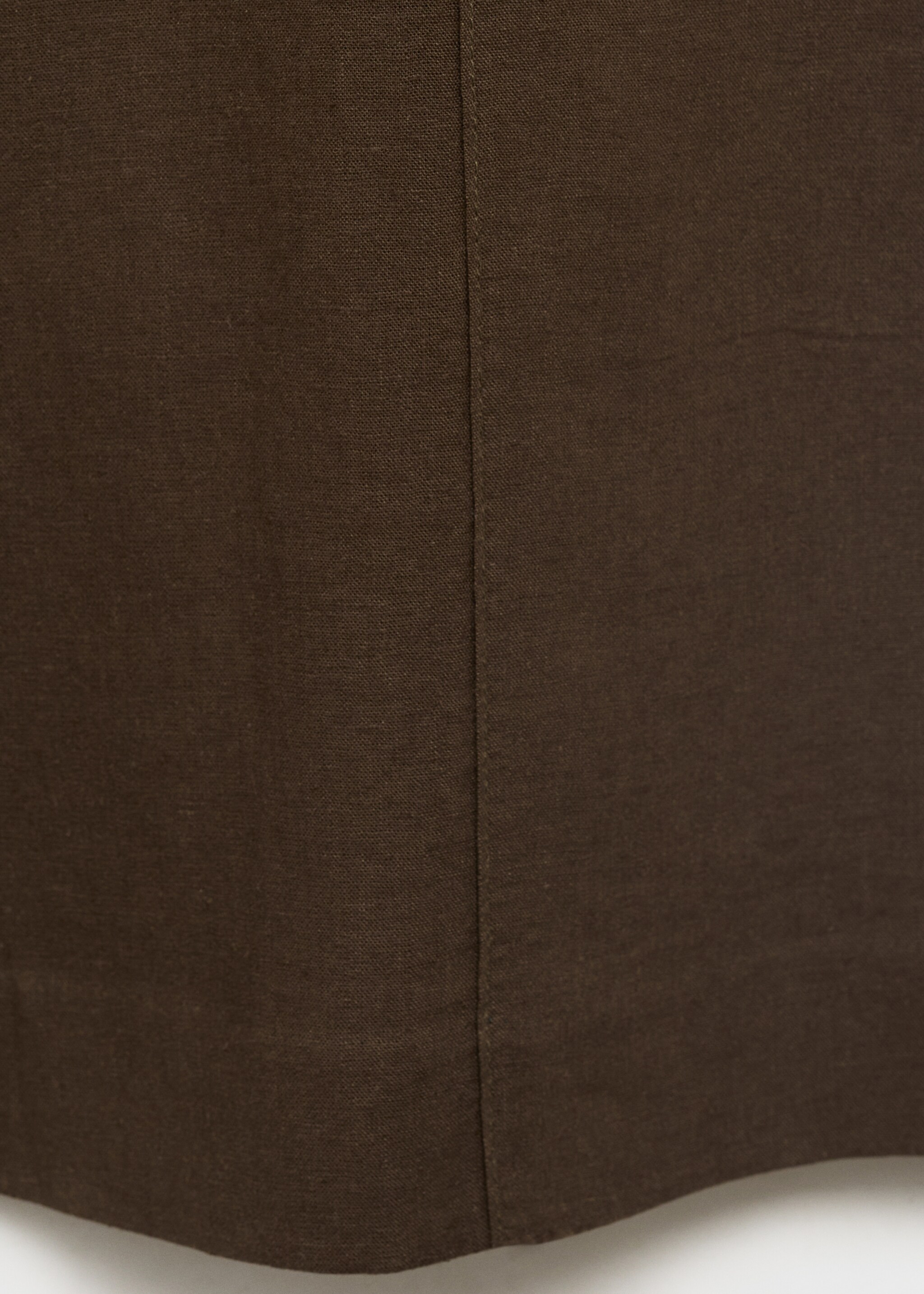 Pantalón lino cintura elástica - Detalle del artículo 0