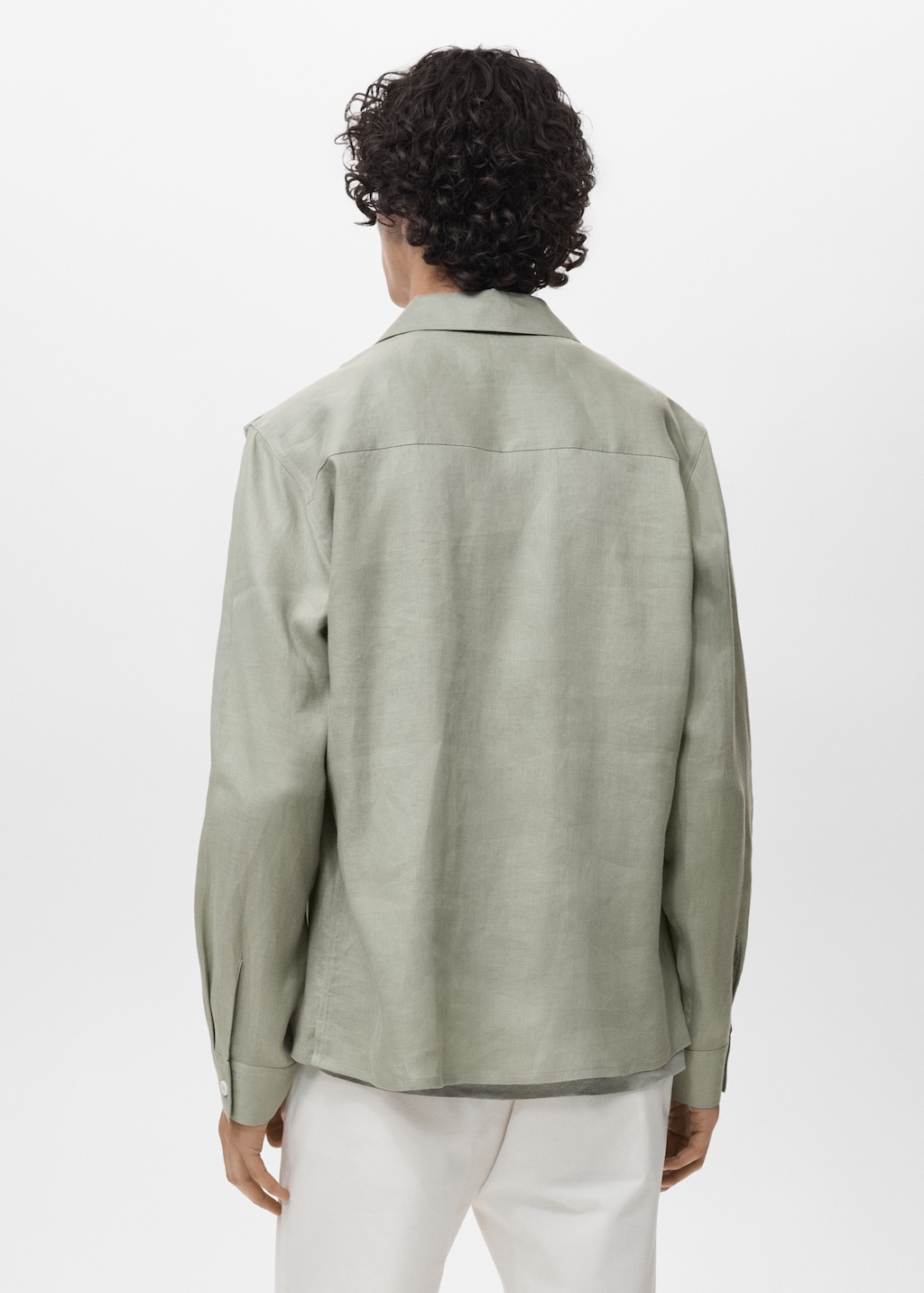 100% linen lightweight overshirt