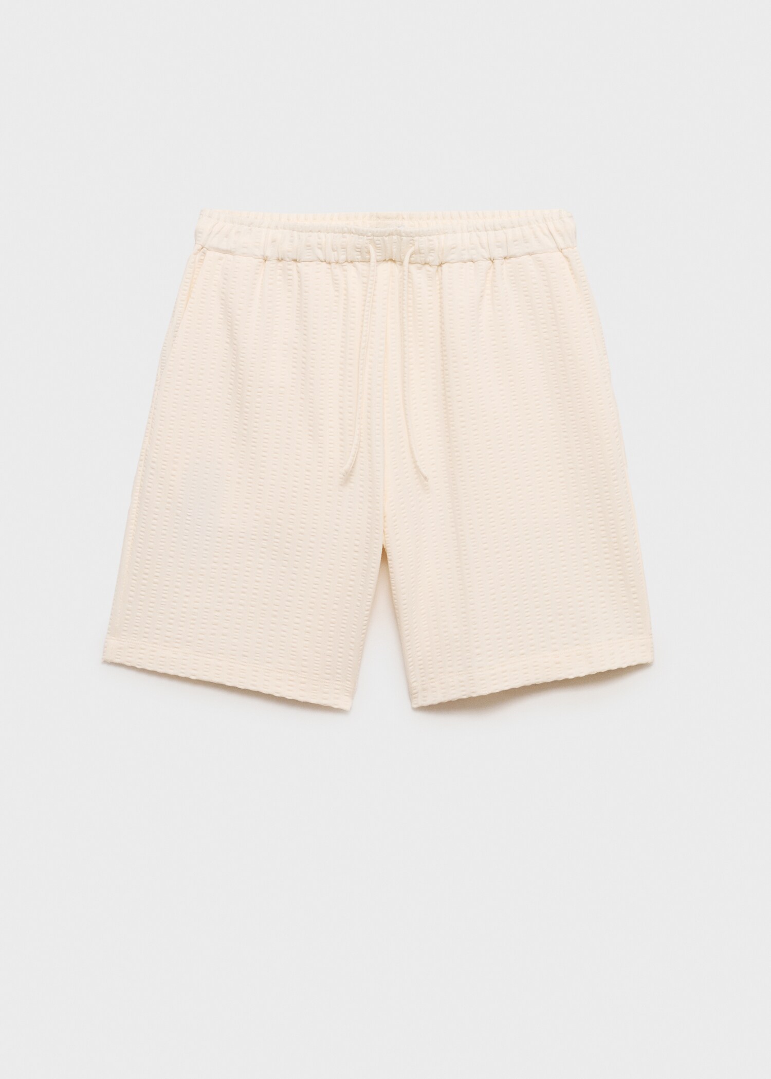 Bermudas algodón seersucker cordón - Artículo sin modelo