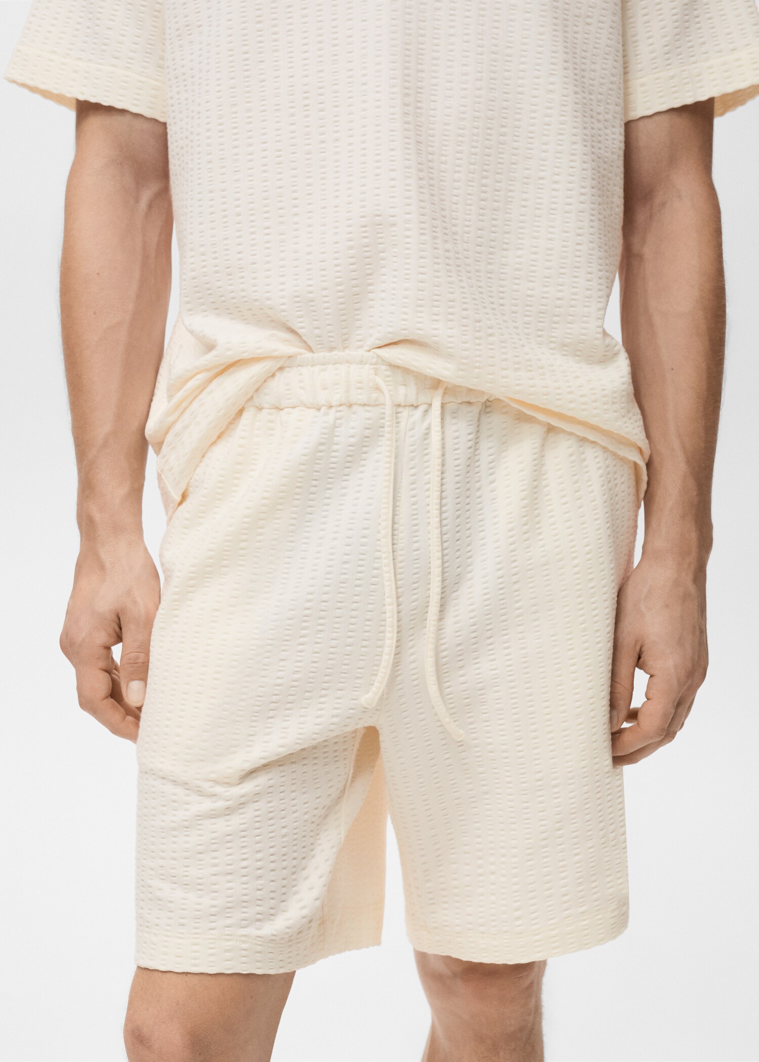 Bermudas algodón seersucker cordón - Detalle del artículo 1