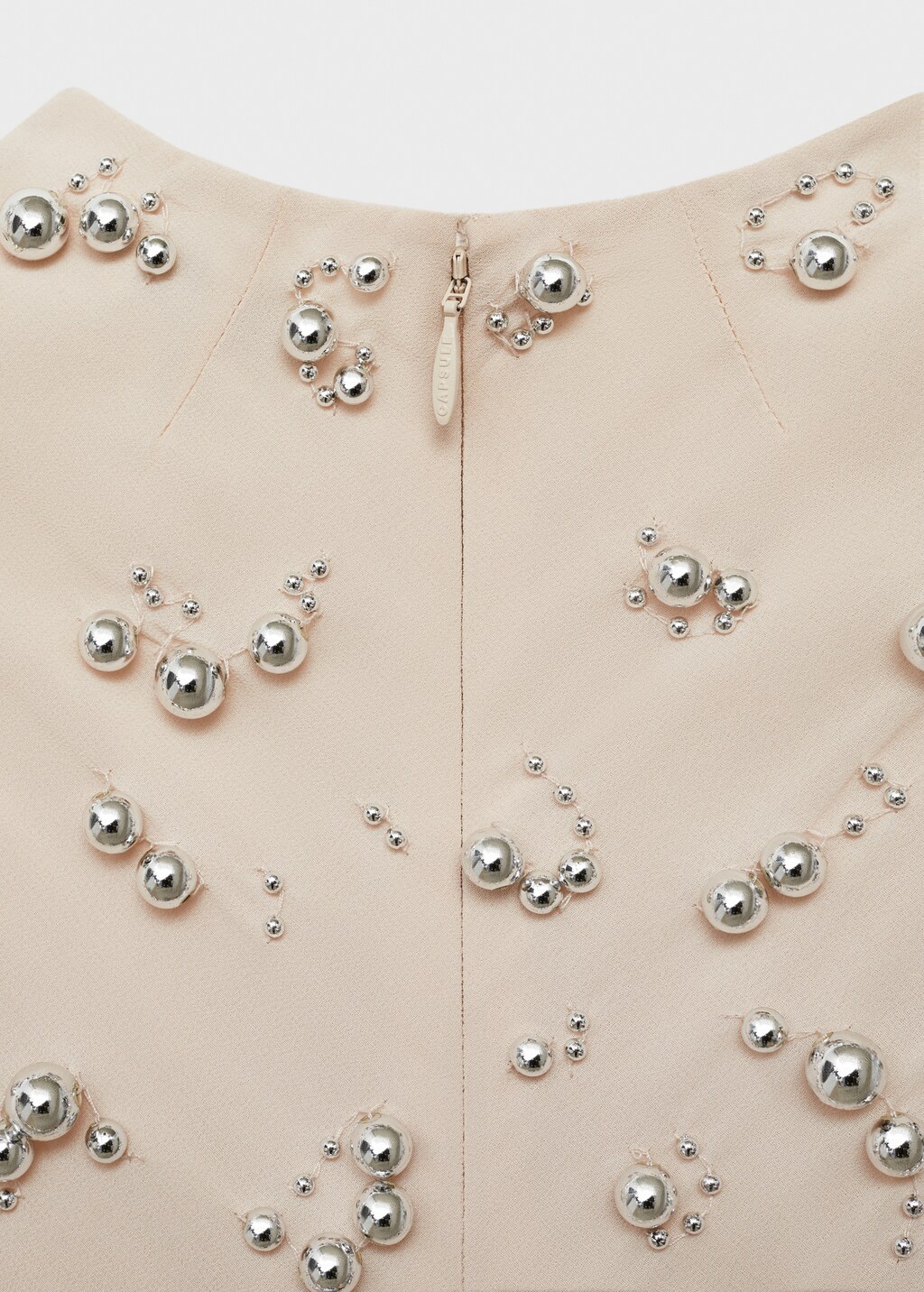 Long dress with embroidered spheres - image 5