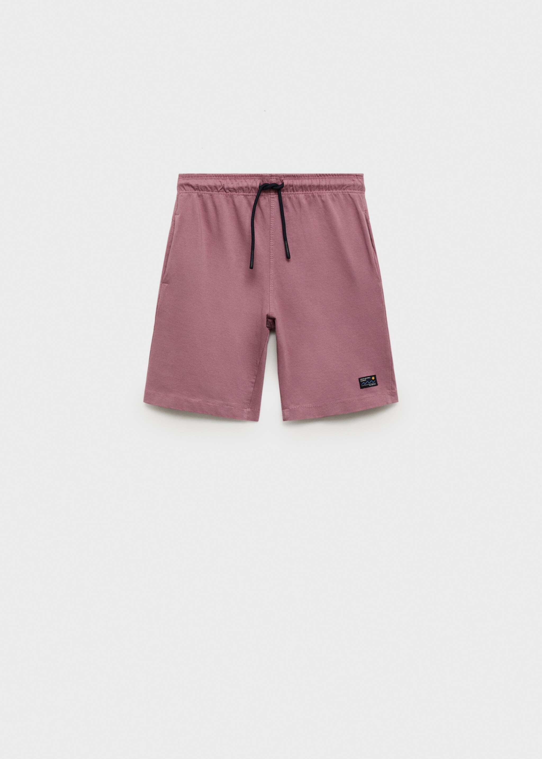 Comfy-fit drawstring Bermuda shorts - Article without model