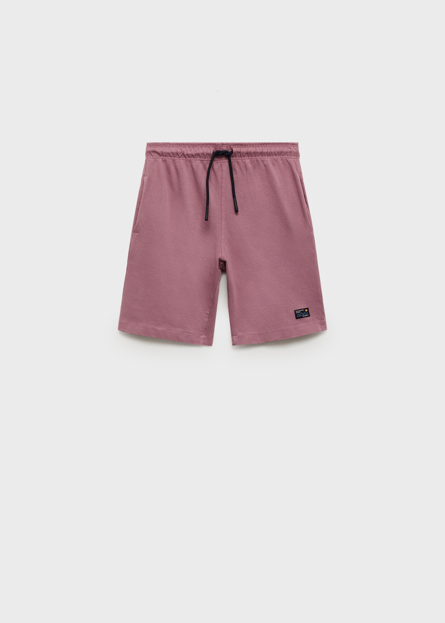 Comfy-fit bermuda shorts with drawstring - Article without model