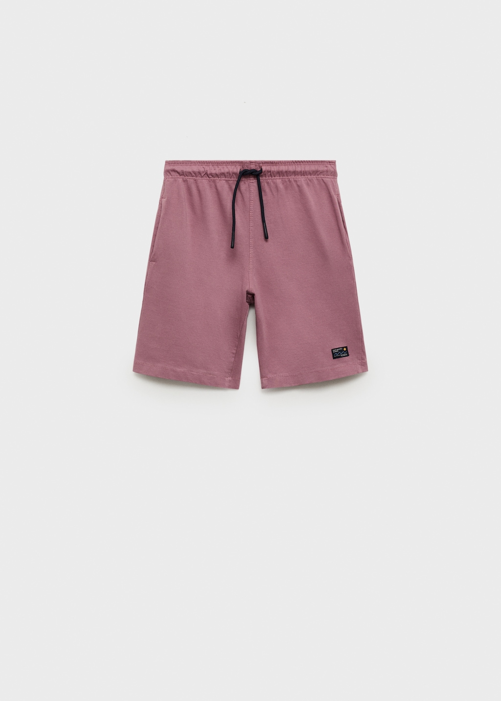 Comfy-fit bermuda shorts with drawstring