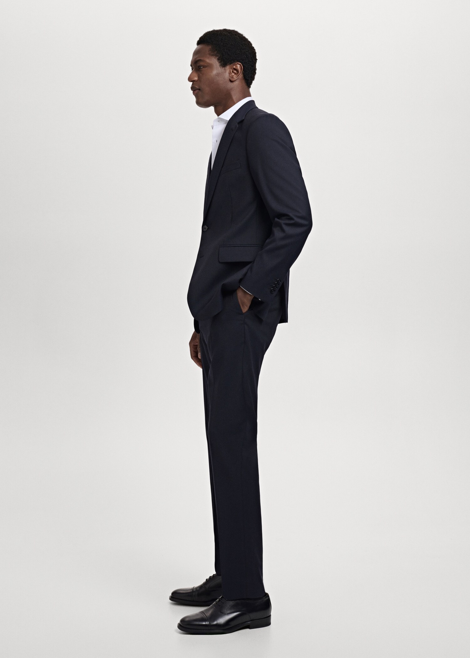 Milan slim-fit suit trousers - Details of the article 2