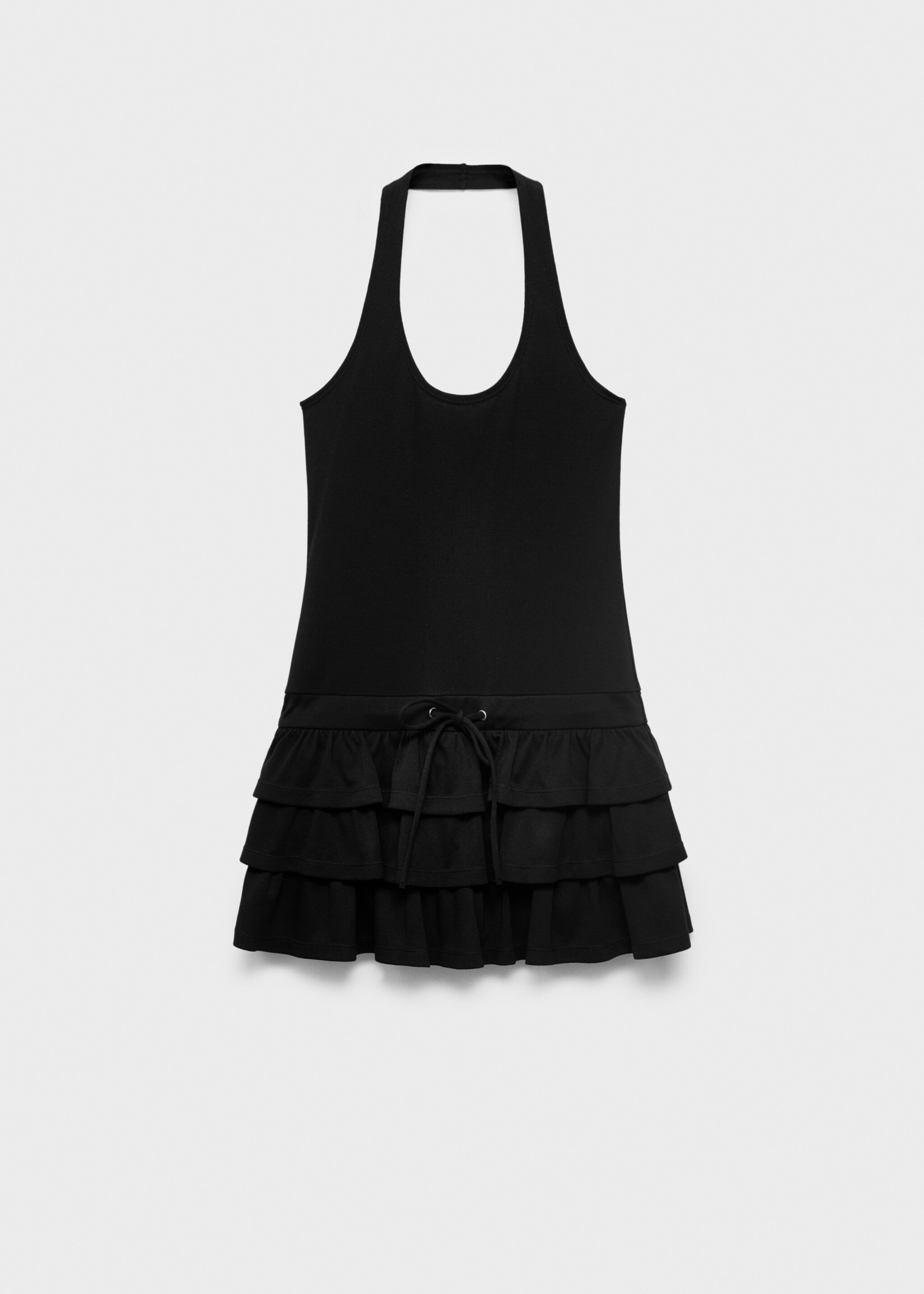 Short ruffled dress - Article without model
