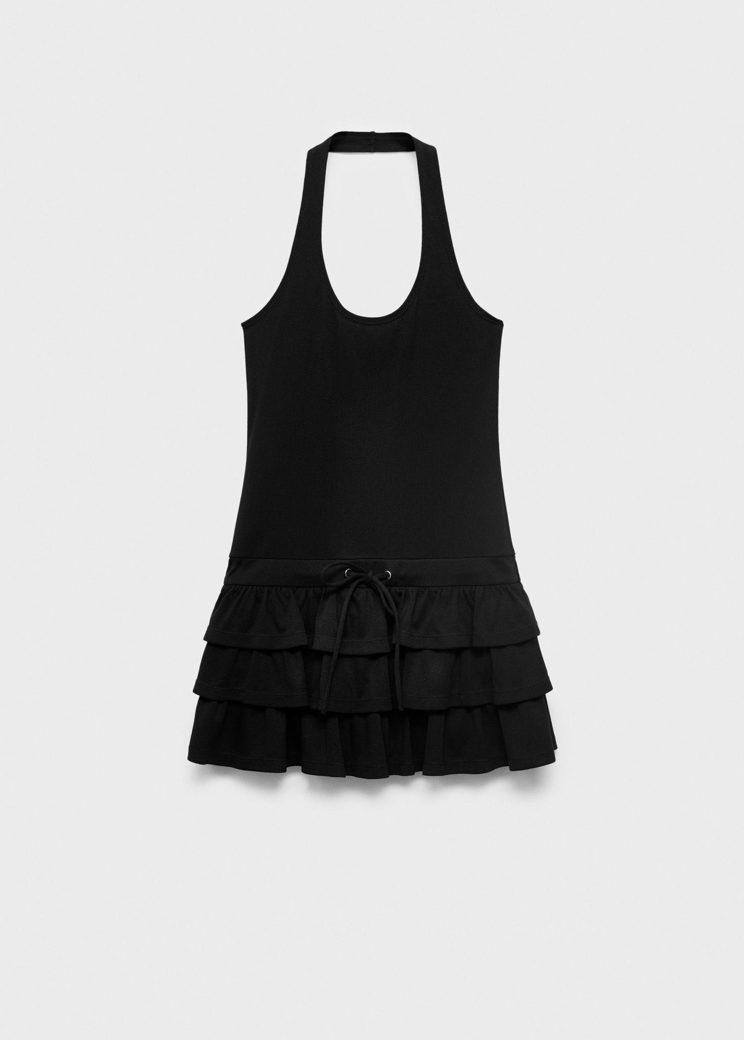 Short ruffled dress - Article without model