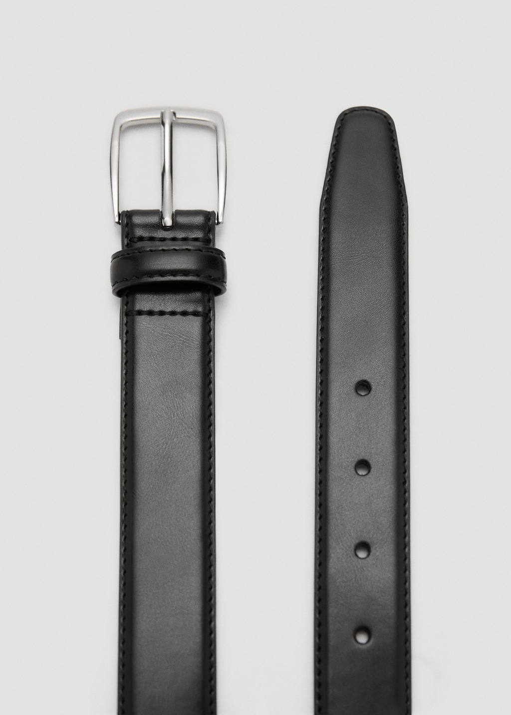 Nappa leather belt
