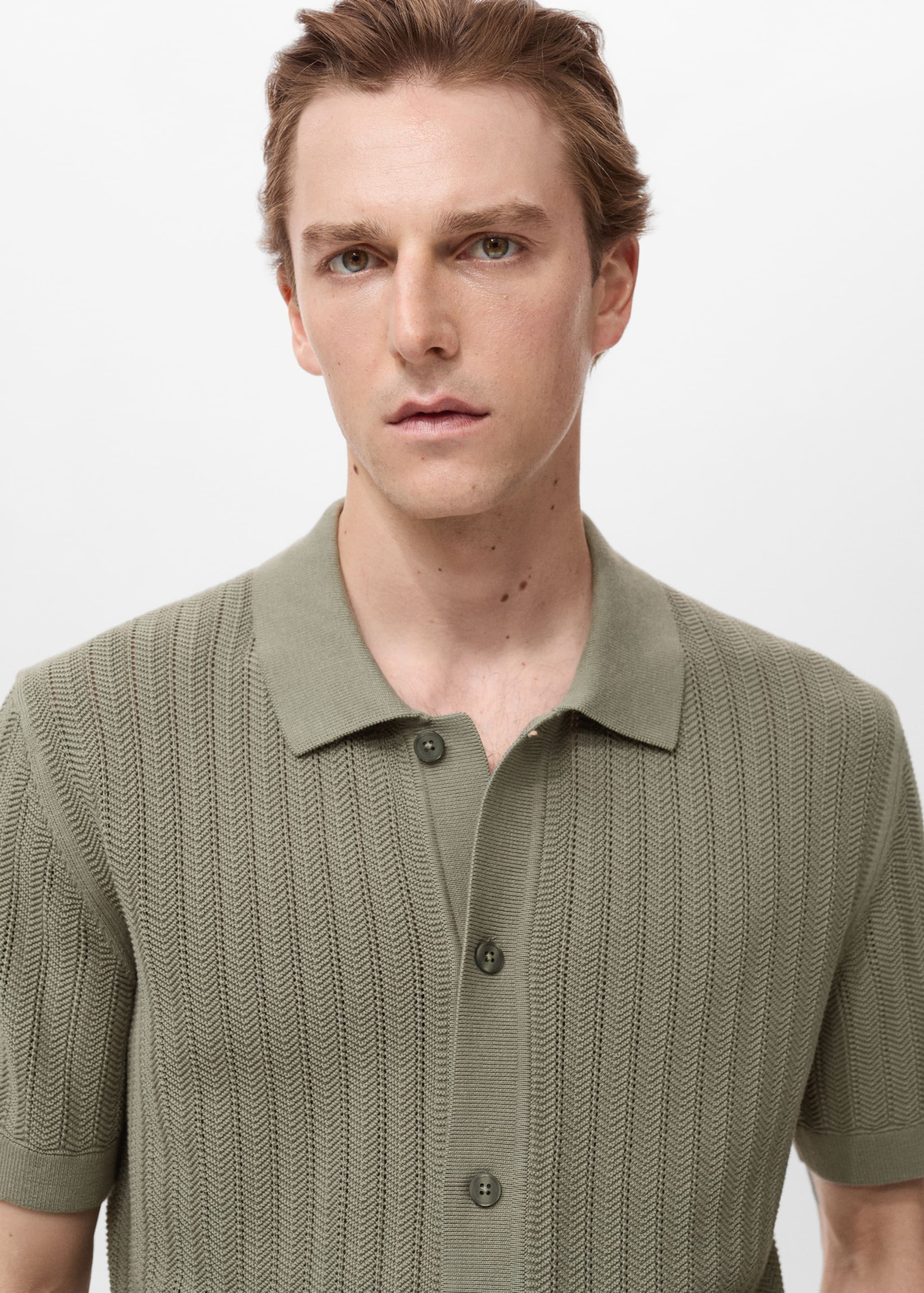 100% cotton shirt structure - Details of the article 1