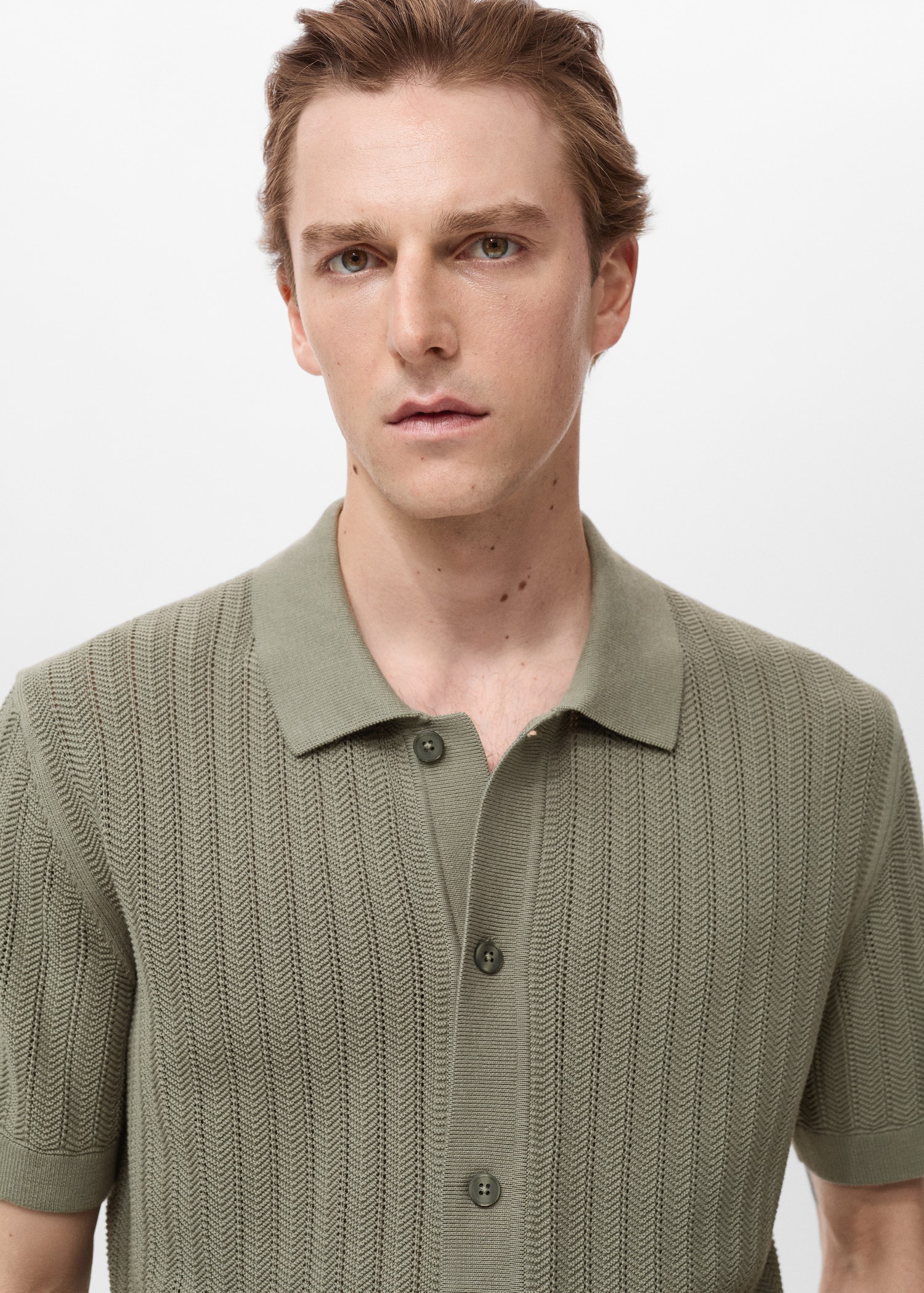 100% cotton shirt structure - Details of the article 1
