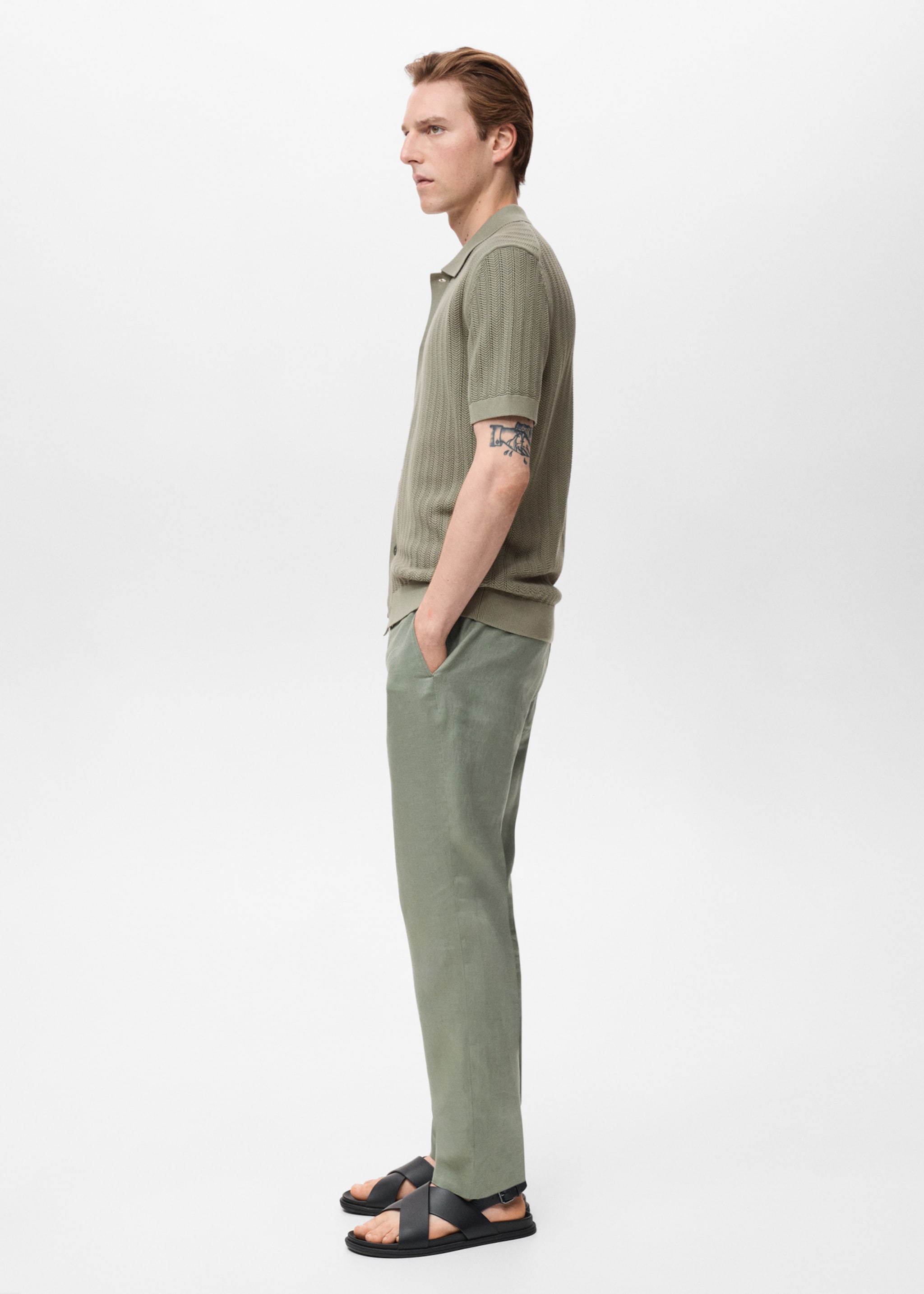 100% cotton shirt structure - Details of the article 2