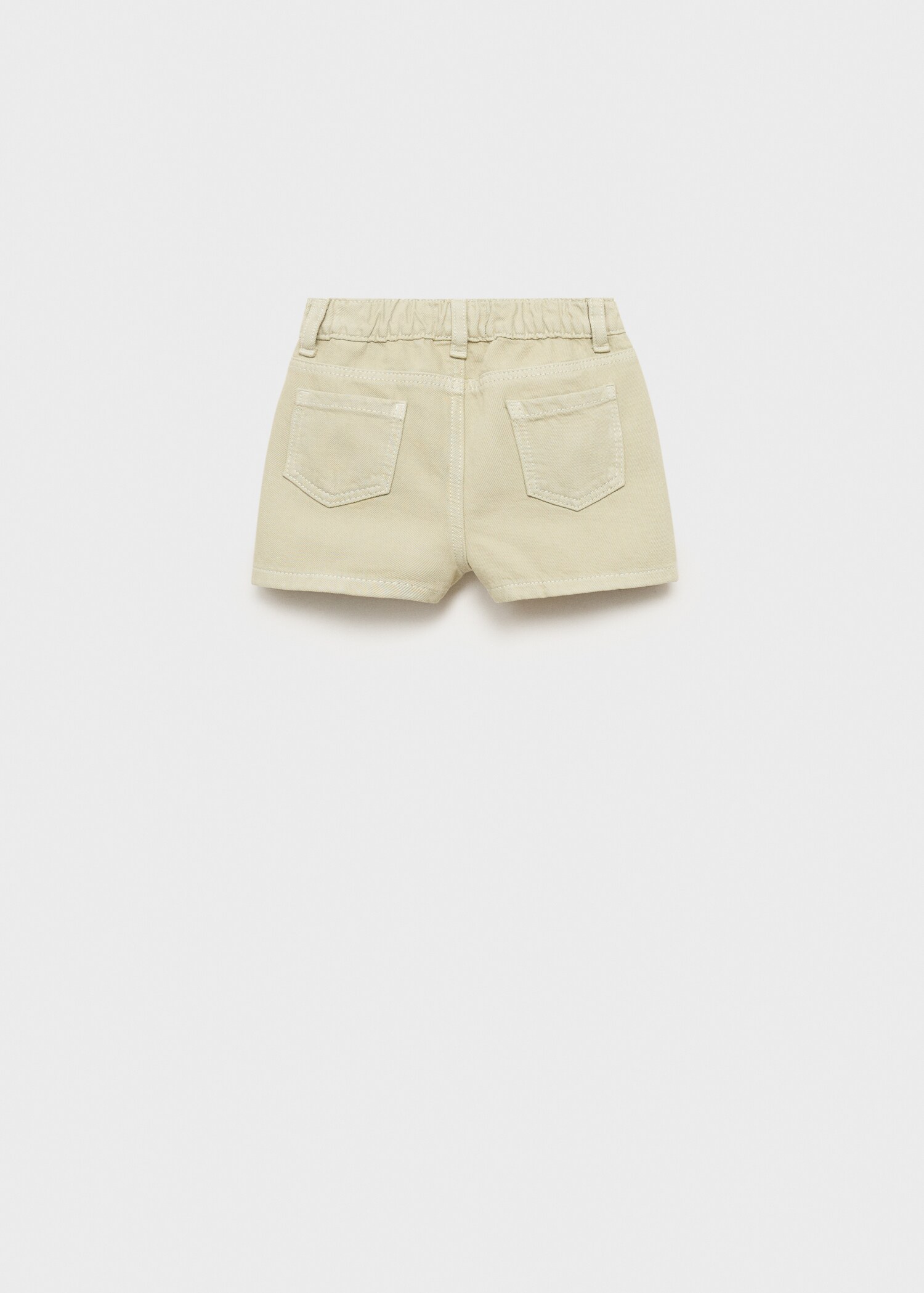 Short coton effet jean - Verso de l’article