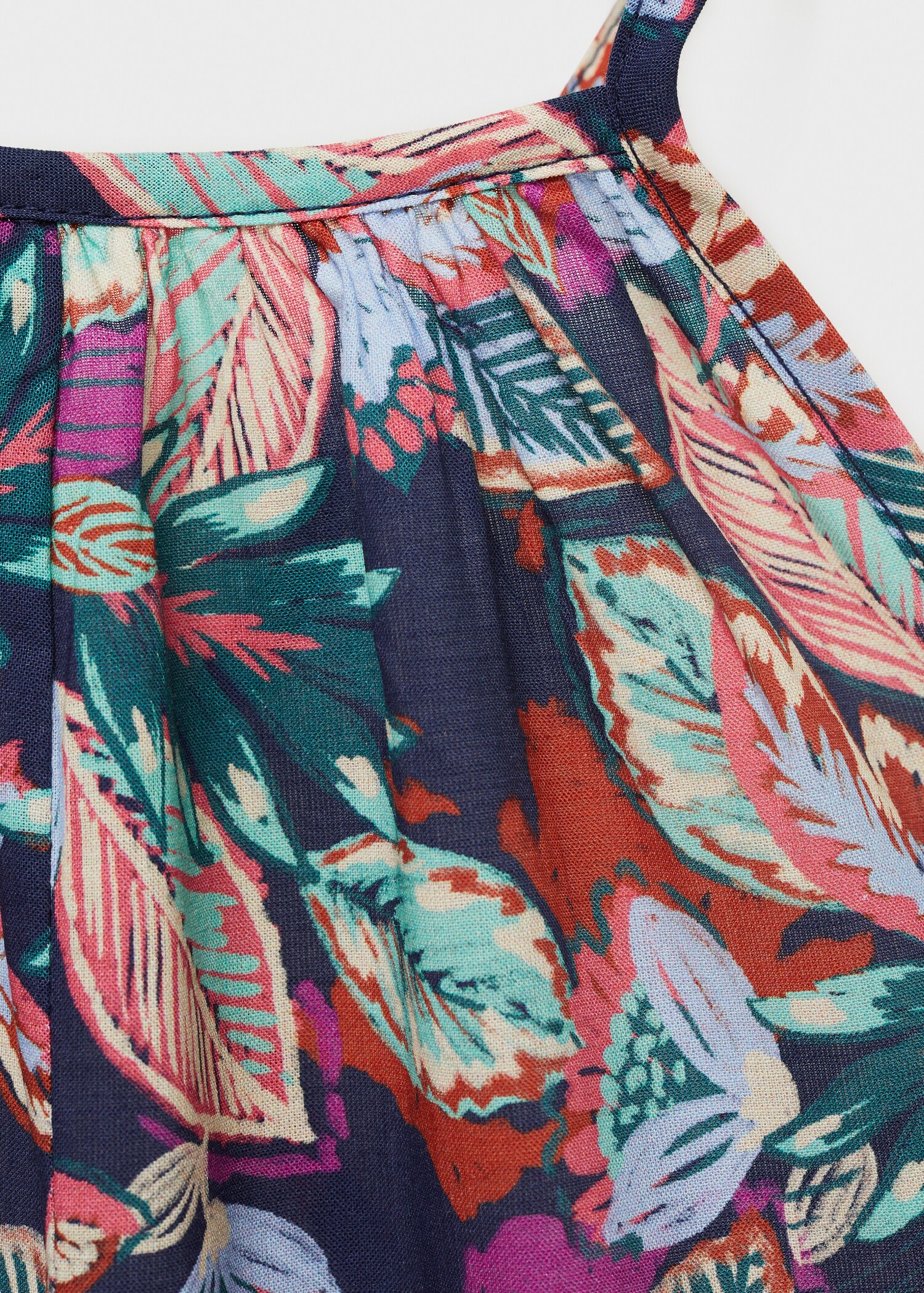 Floral print jumpsuit - Details of the article 8