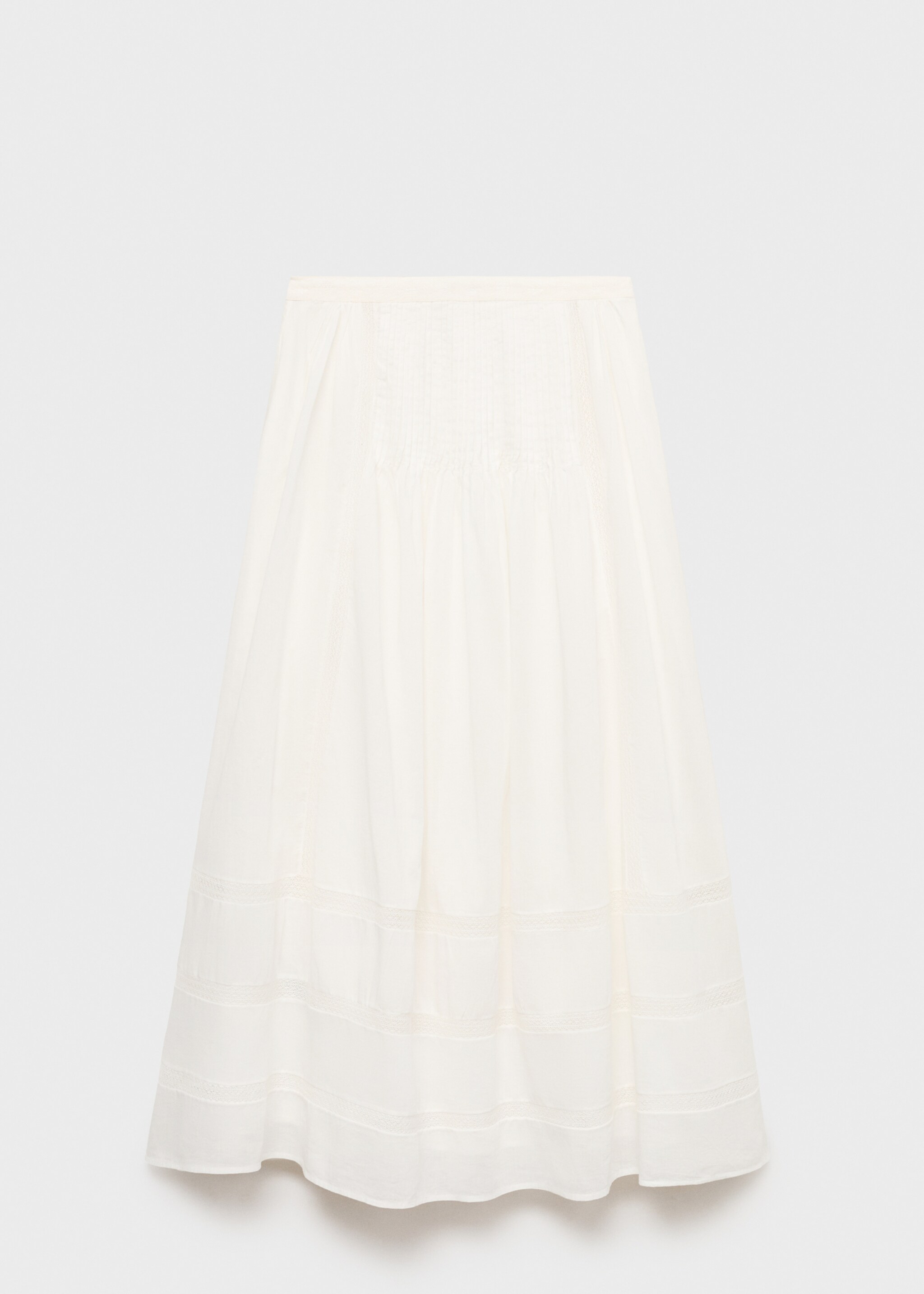Lace cotton skirt - Article without model